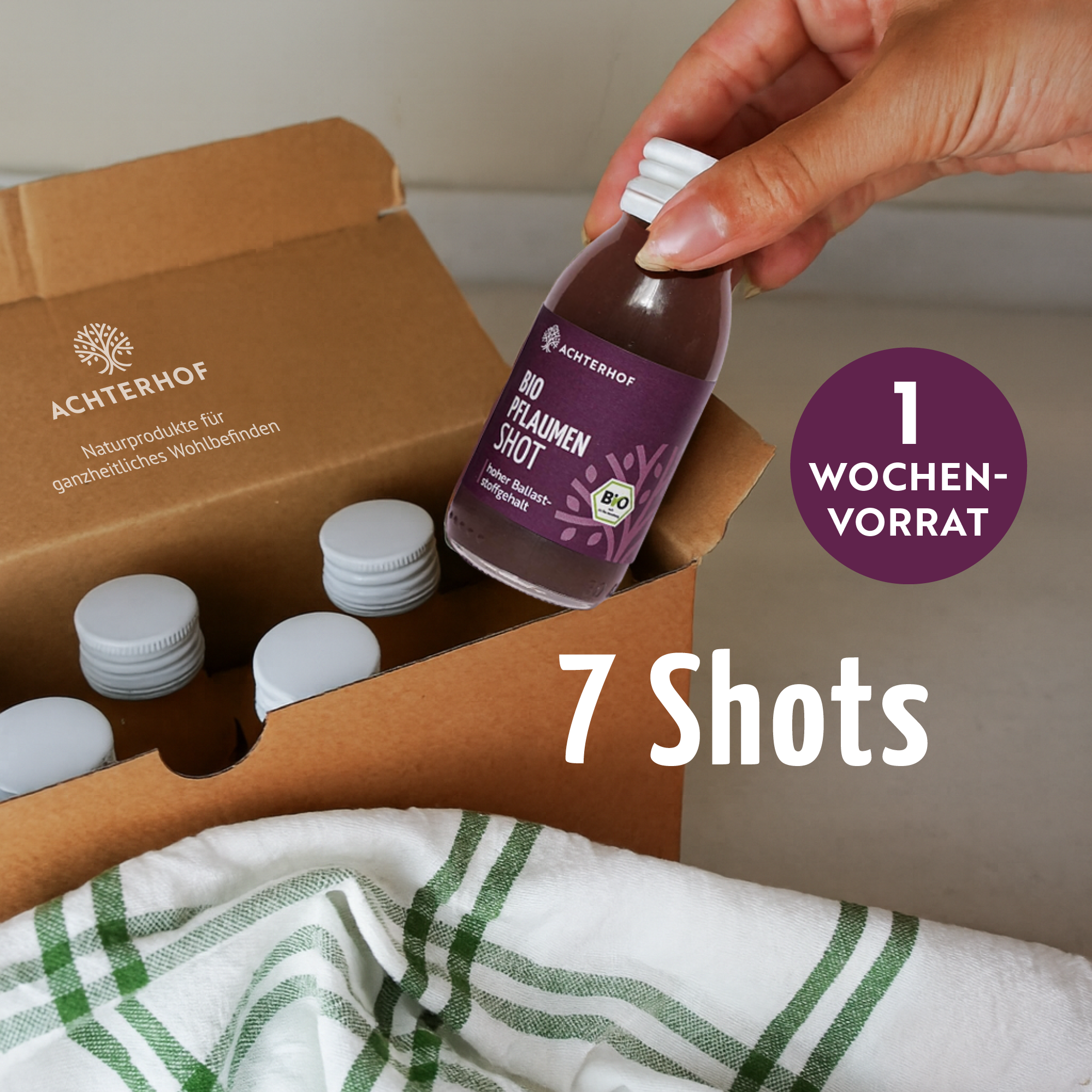 Bio Pflaumen Shot (7 x 60ml)