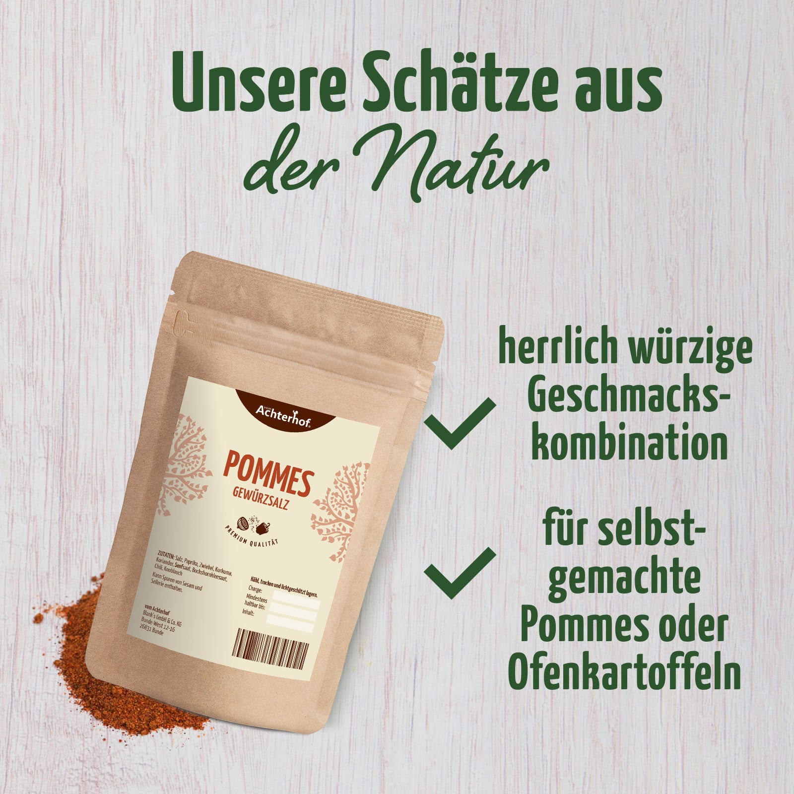 Pommes Gewürzsalz (250g)