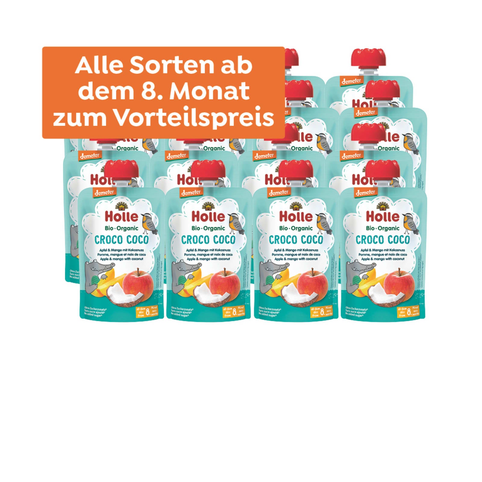 Demeter Pouchy ab dem 8. Monat (12x100g)