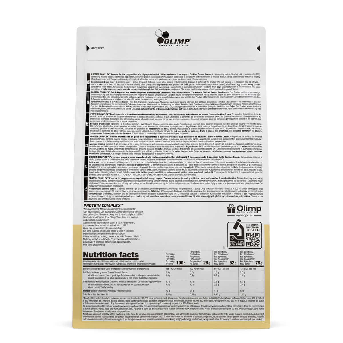 Protein Complex 100% (700g) Cookies & Cream