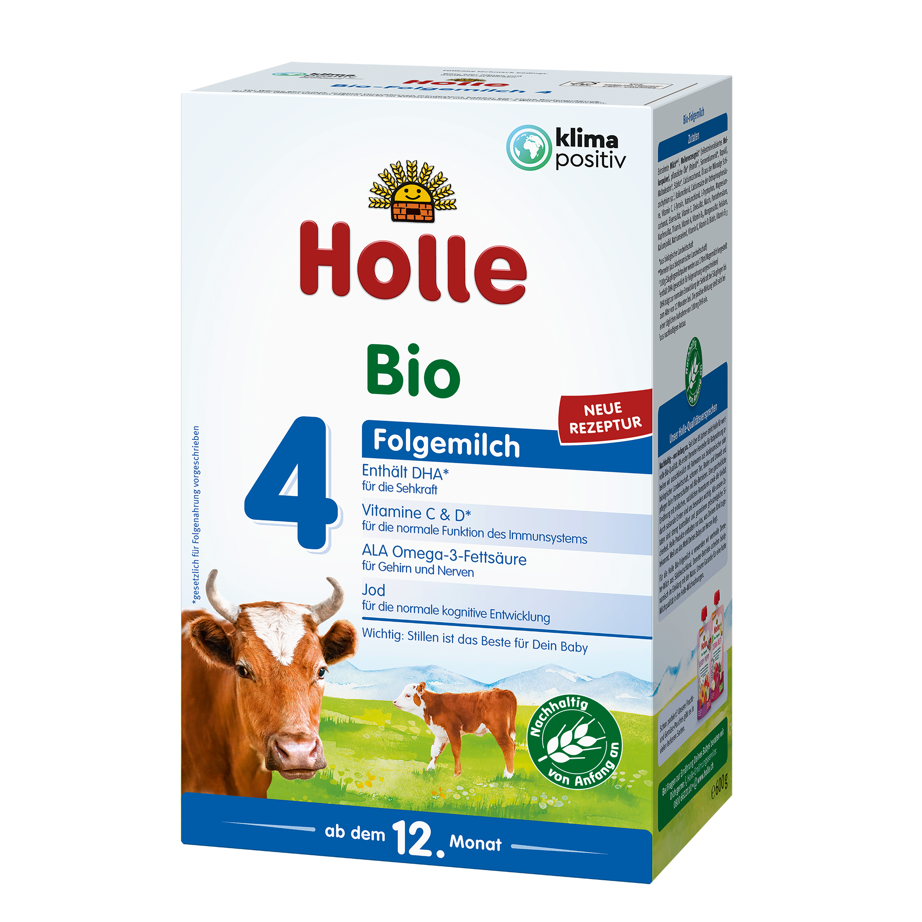 Bio-Folgemilch 4 ab dem 12. Monat (600g)