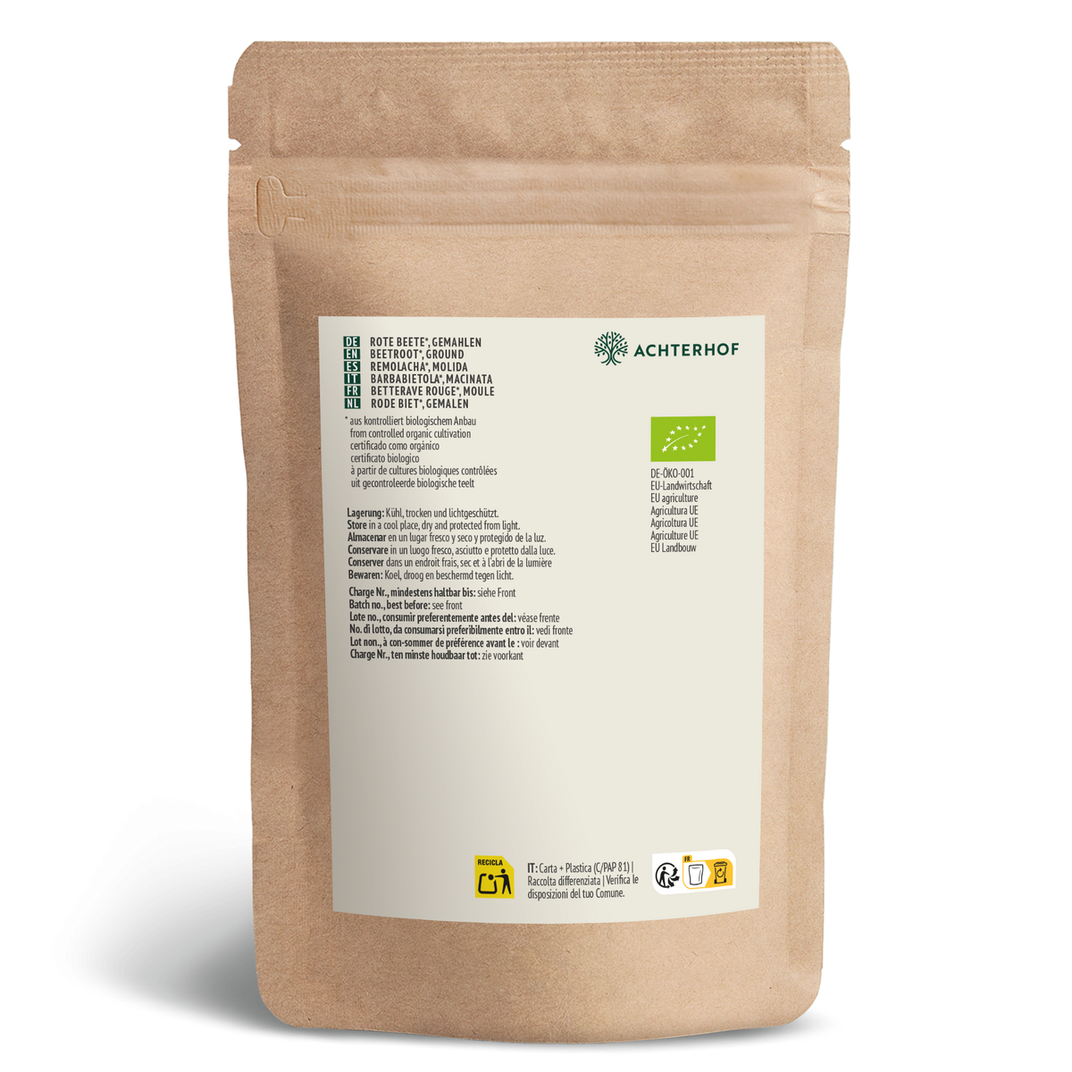 Rote Beete gemahlen Bio (100g)