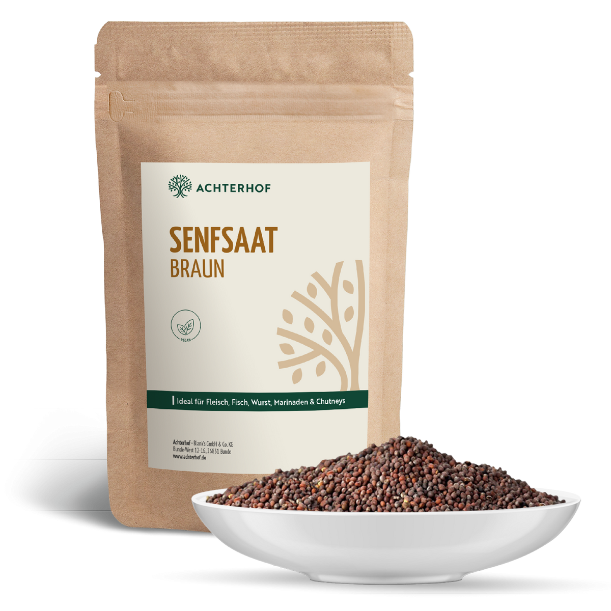 Senfsaat braun ganz (500g)
