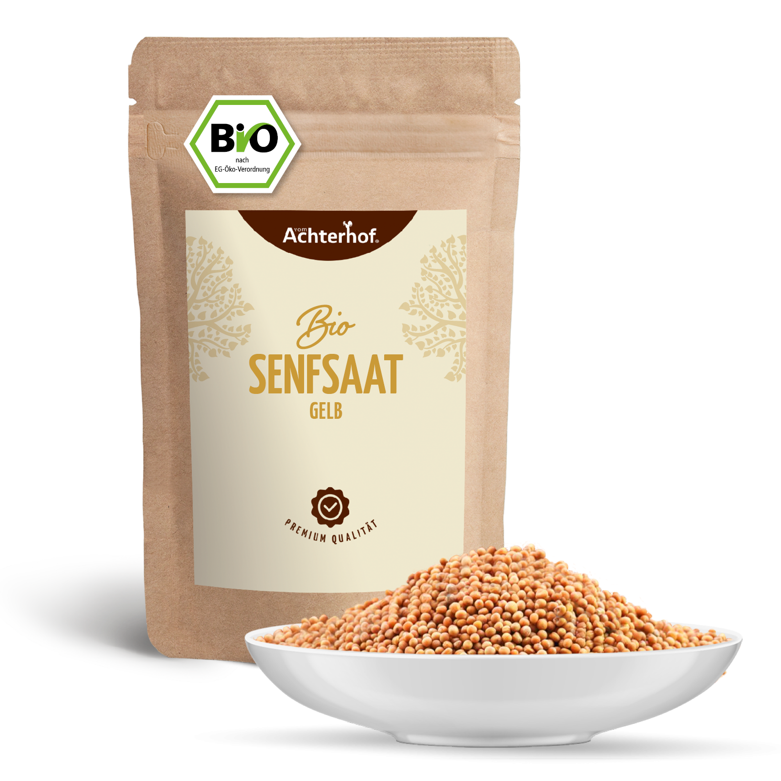 Senfsaat gelb ganz Bio (250g)