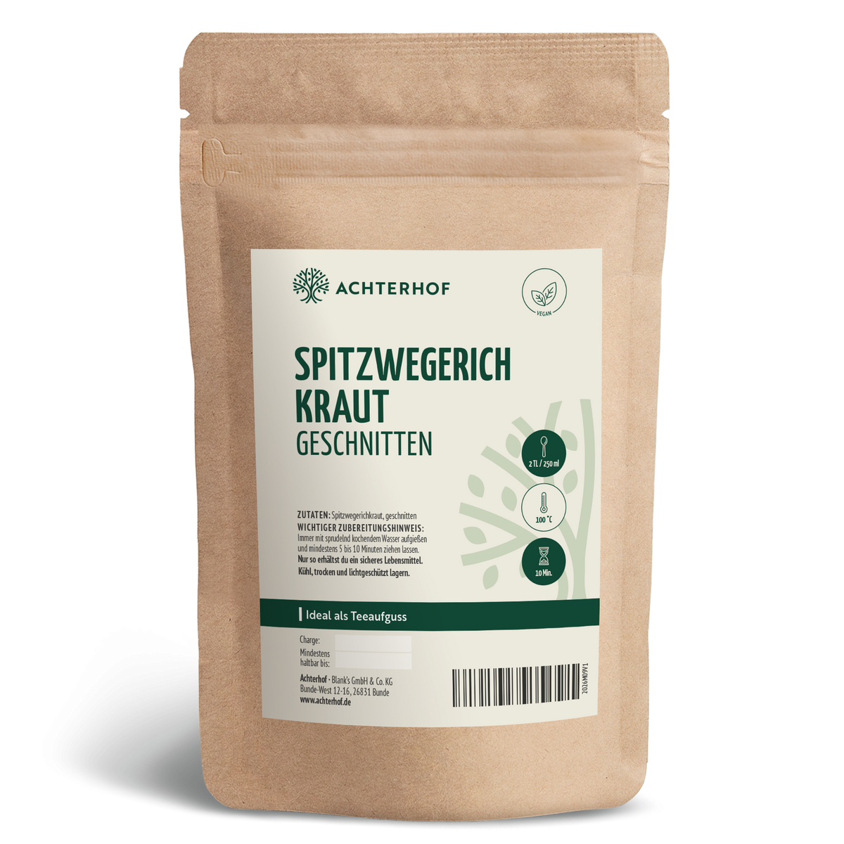Spitzwegerichkraut geschnitten (100g)