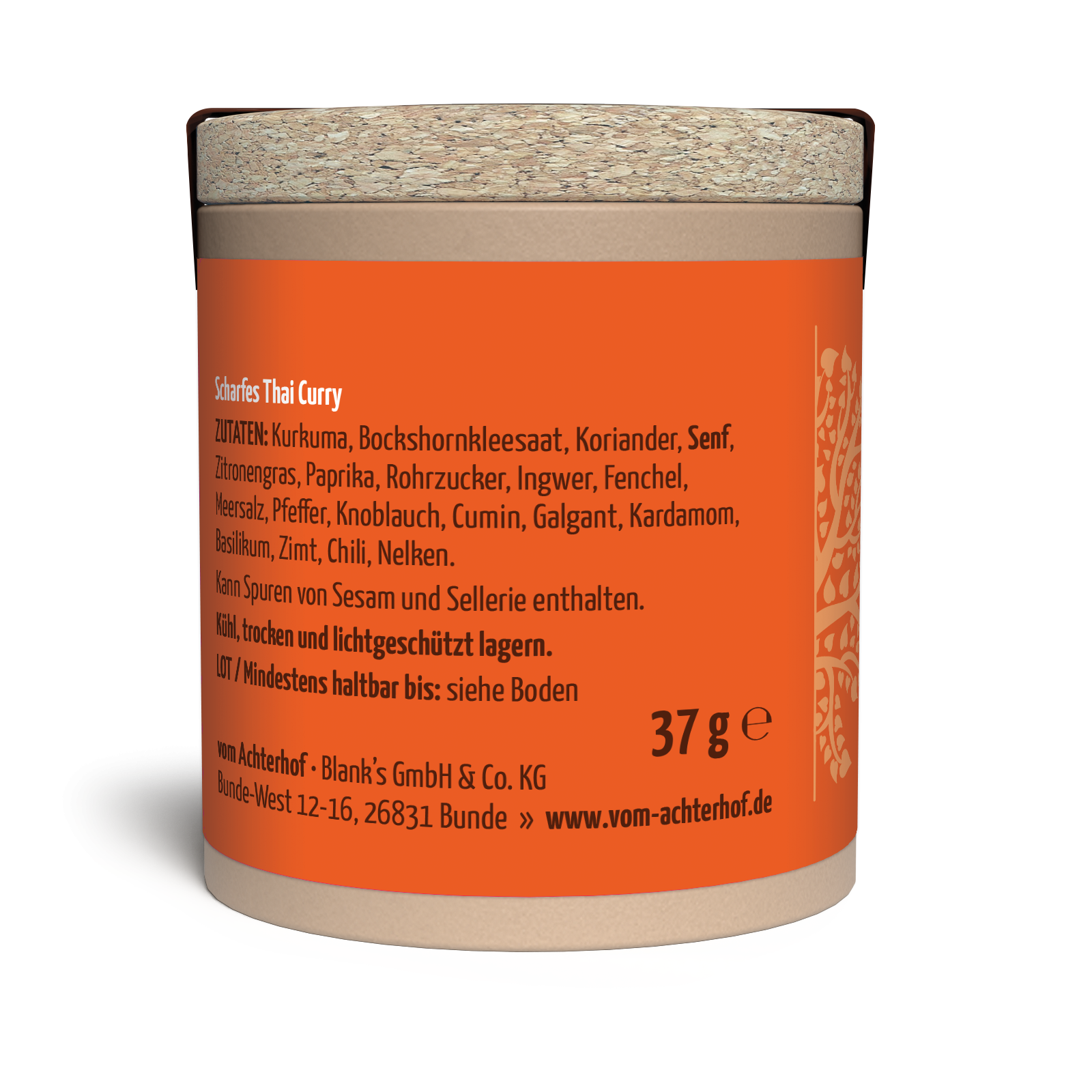 Thai Curry Gewürzzubereitung (37g)