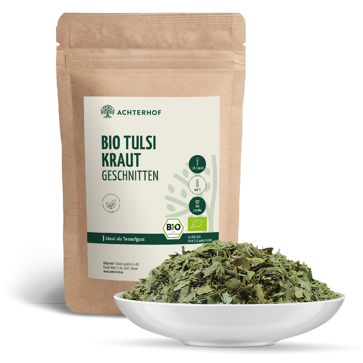Tulsikraut geschnitten Bio (250g)