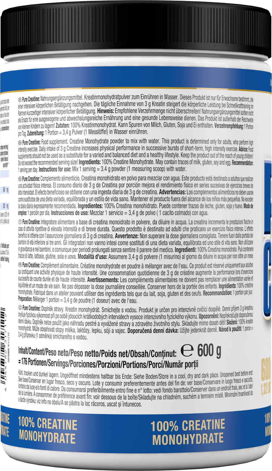 Pure Creatine (600g)