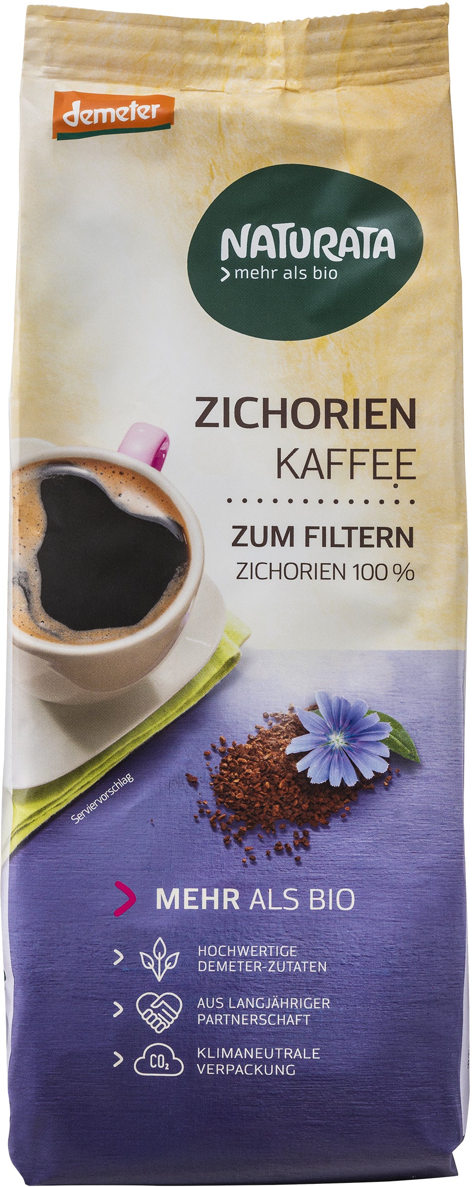 Naturata Zichorienkaffee instant Nachfüllbeutel bio
