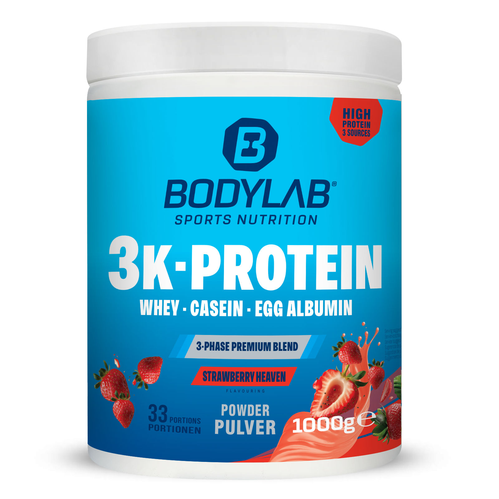 3K-Protein (1000g) Strawberry Heaven