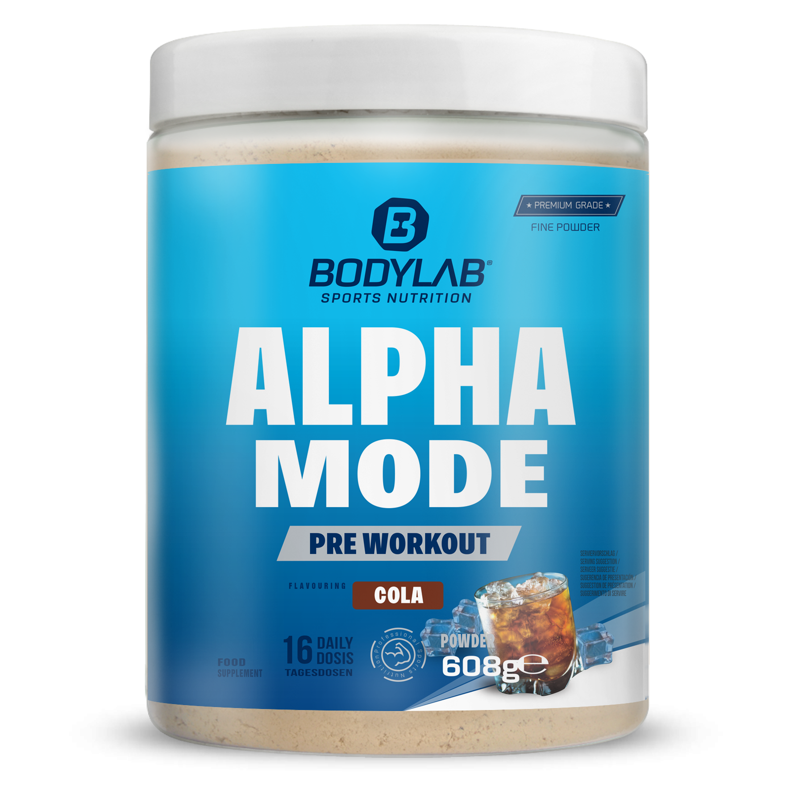 Pre Workout Alpha Mode Cola (608g)