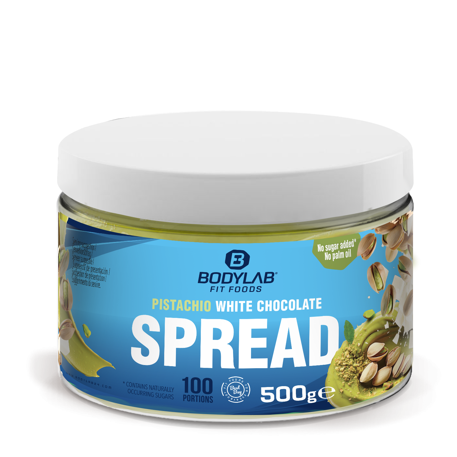 Pistachio White Chocolate Spread (500g)