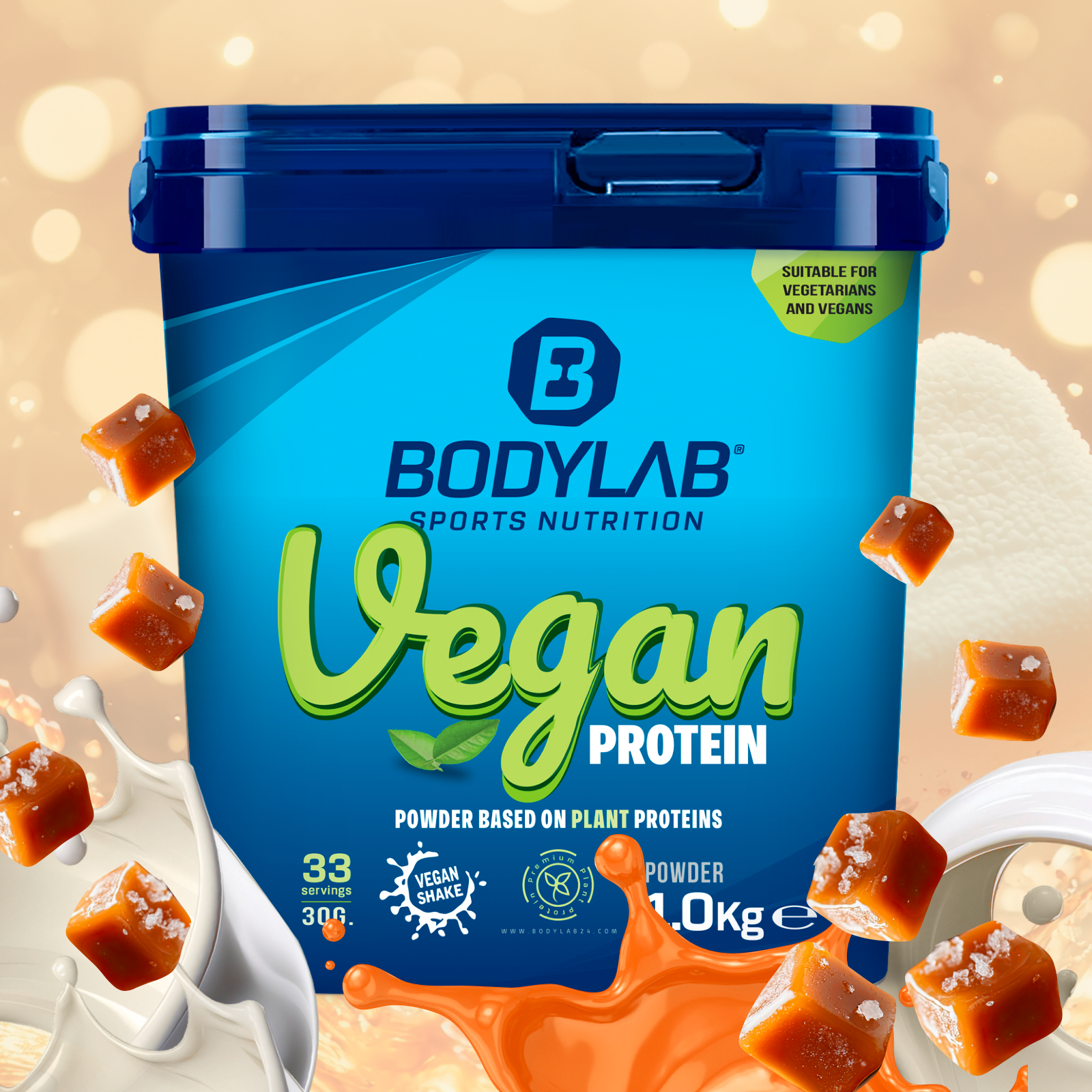 Vegan Protein (1000g) Salty Caramel