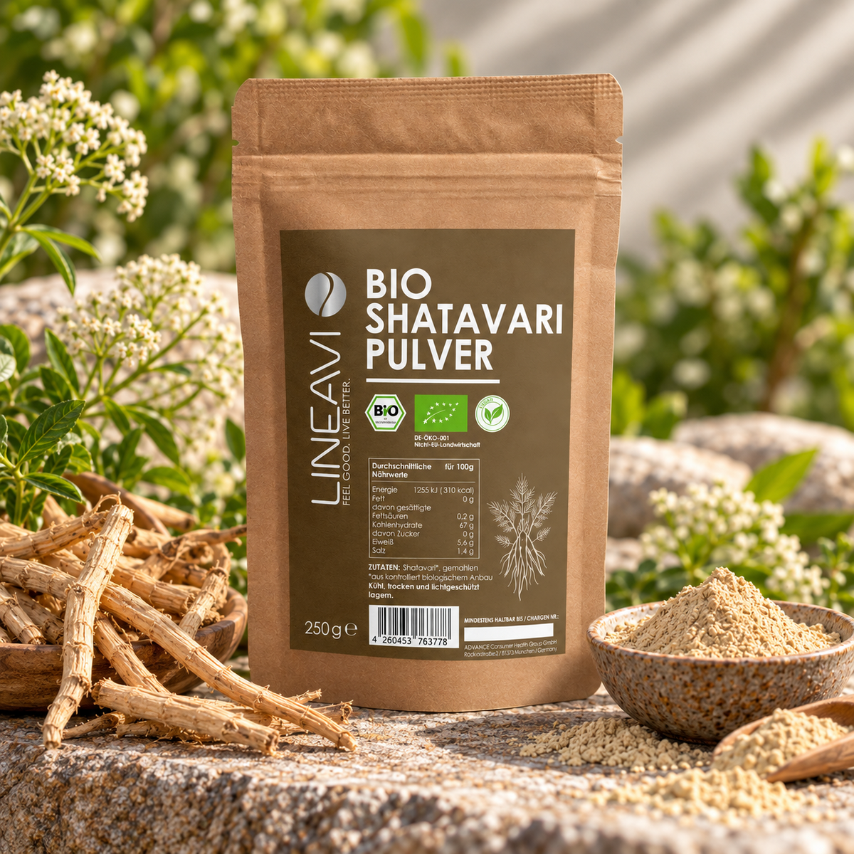Bio Shatavari Pulver (250g)