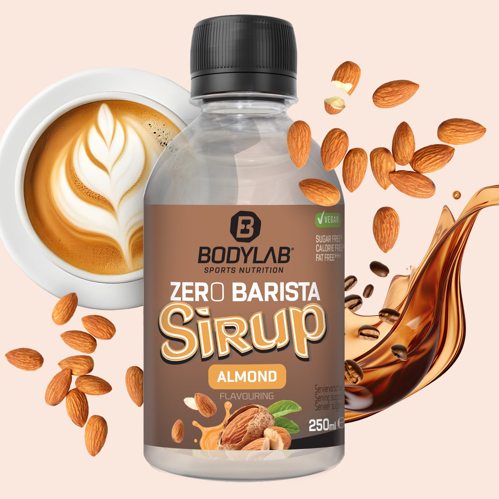 3 x Zero Barista Sirup (250ml)