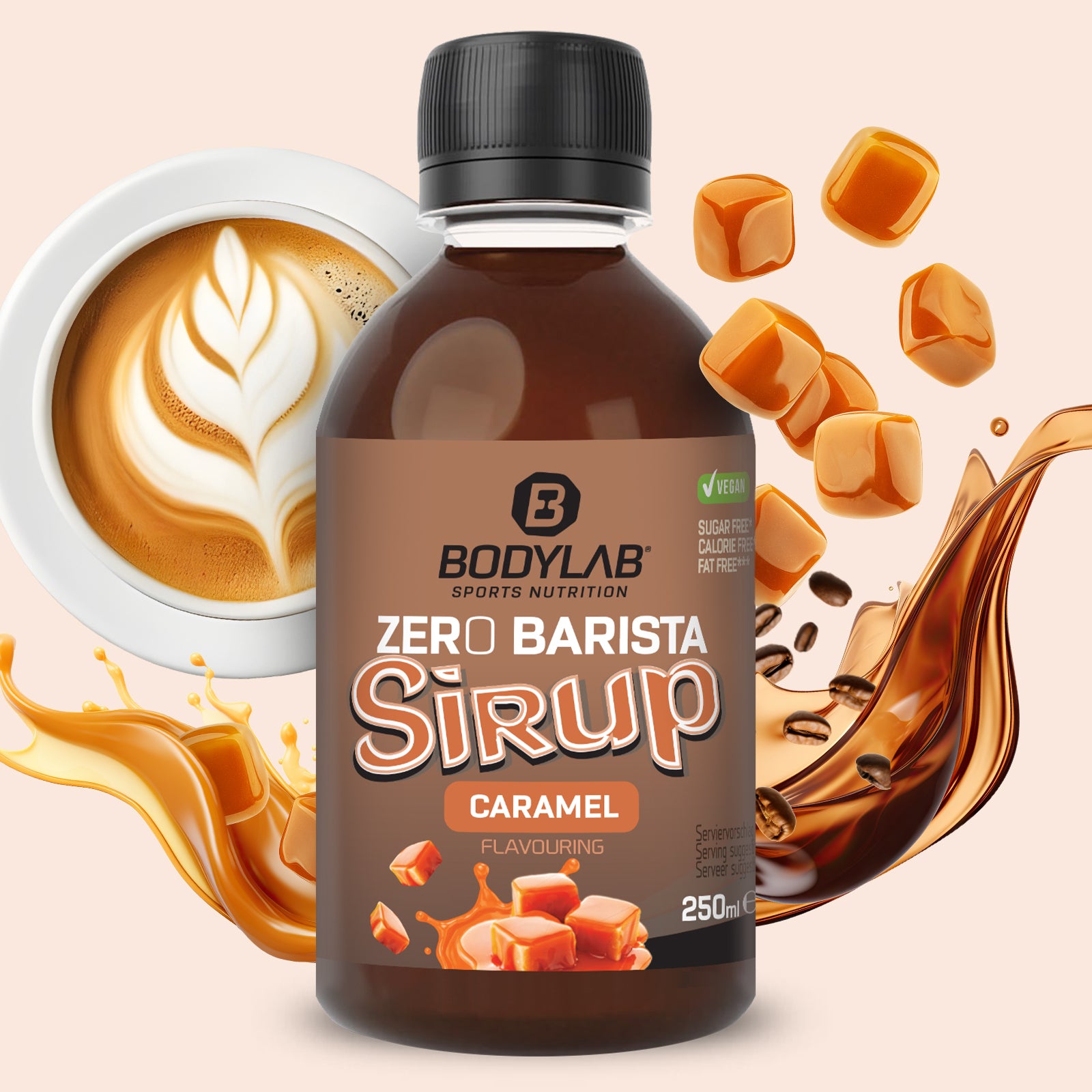 3 x Zero Barista Sirup (250ml)