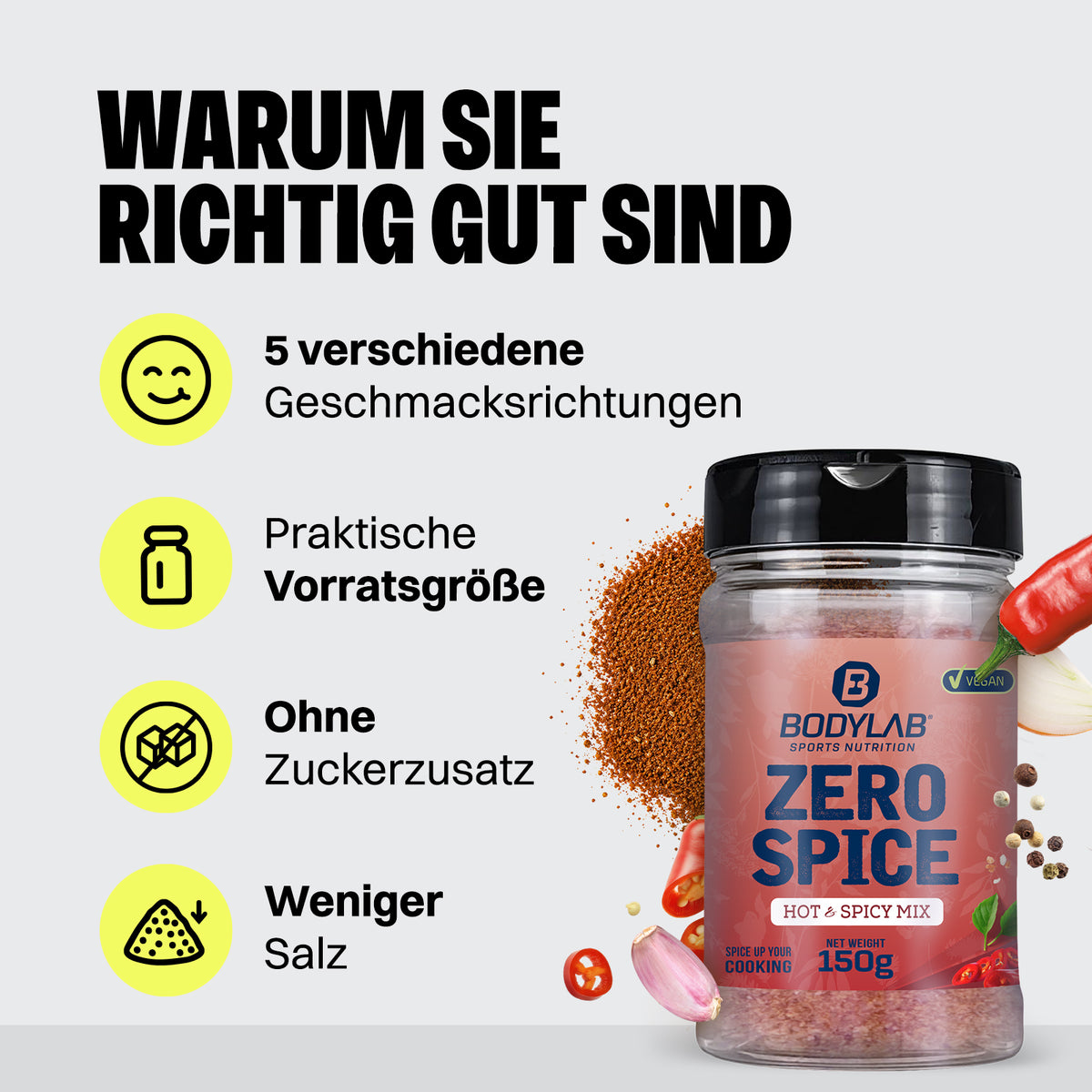 5 x ZERO Spice (je 110 - 190g)