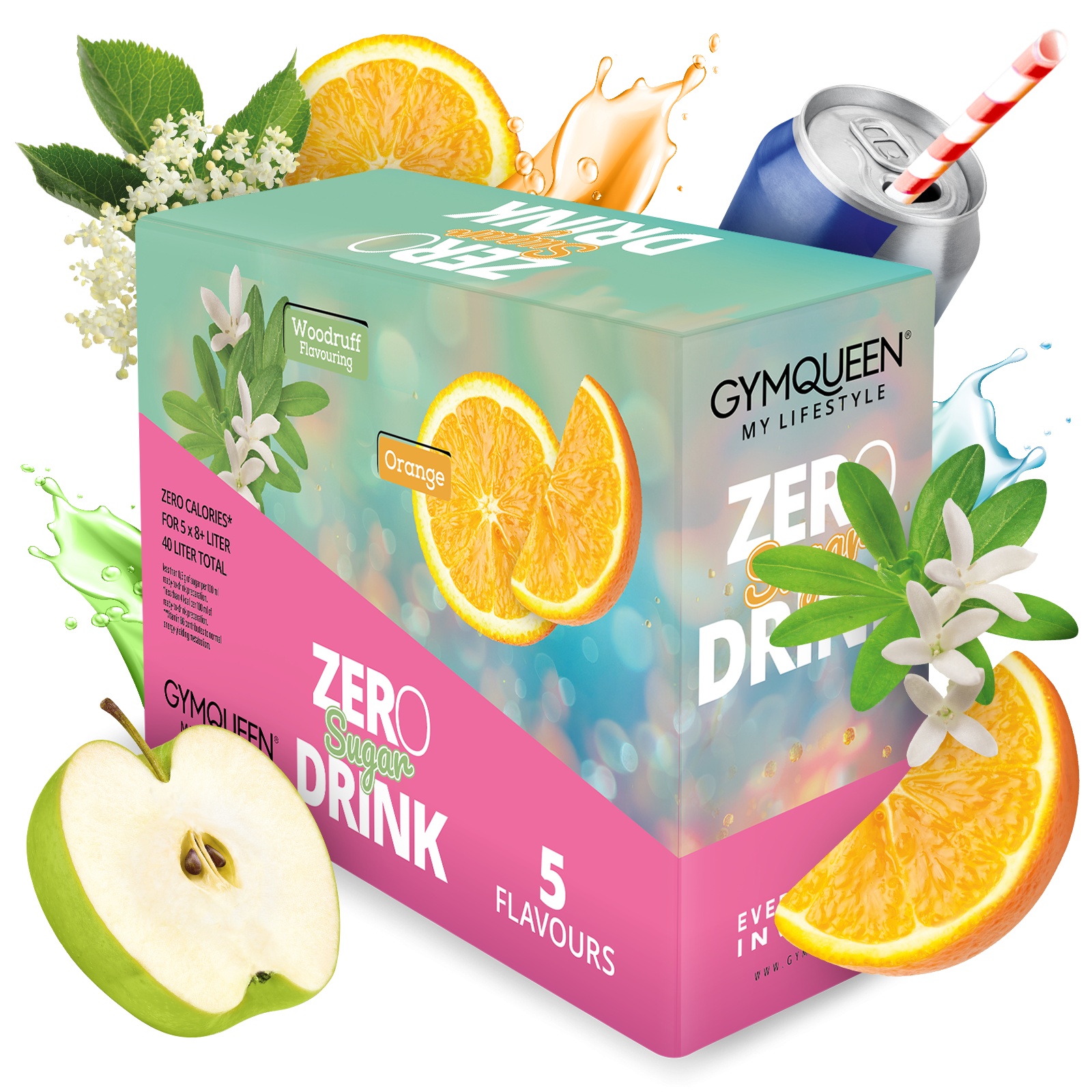 Zero Sugar Sirup - 5er Box (5x65ml)