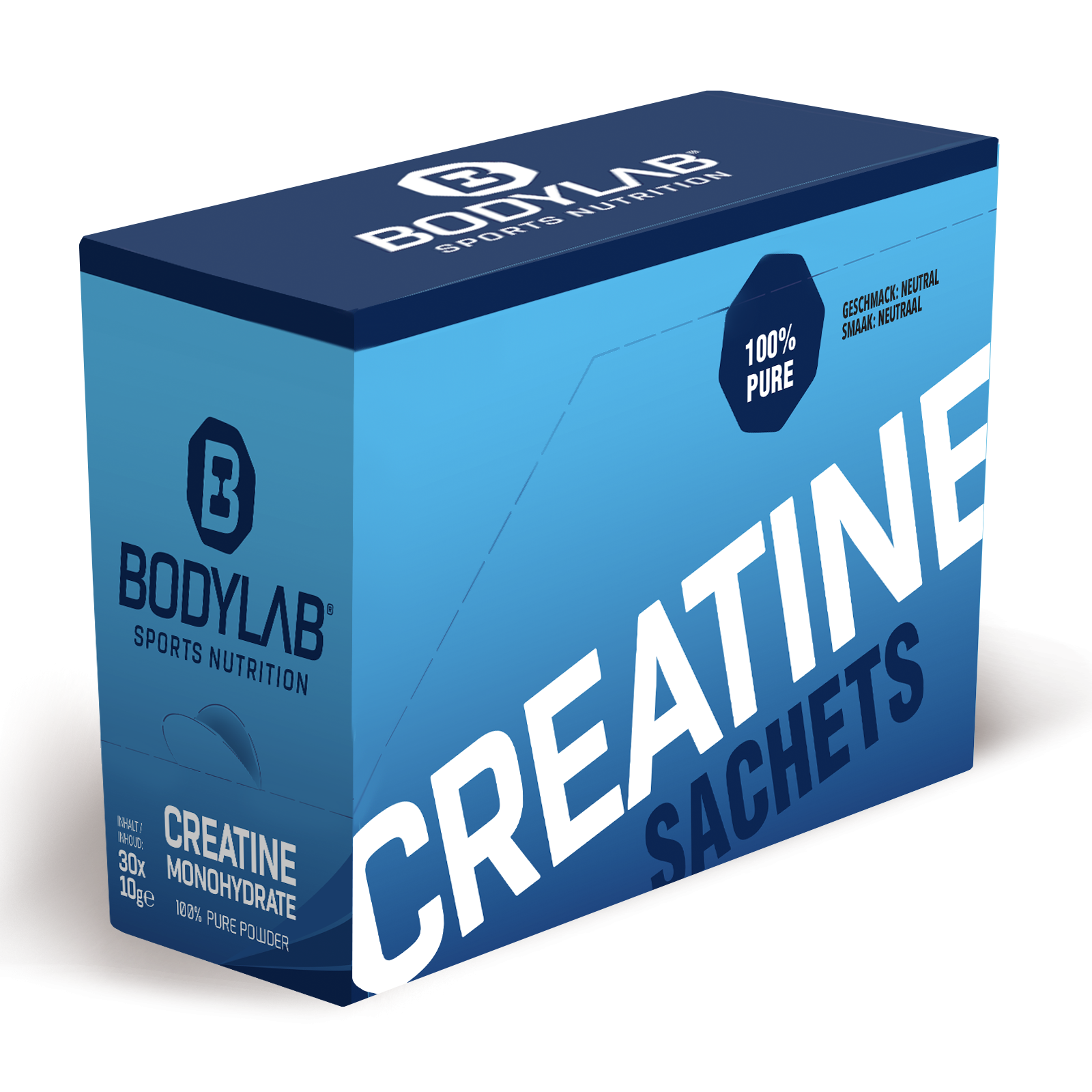 Creatine Sachets (30 x 10 g) - Creatine Monohydrate - 100% pure powder