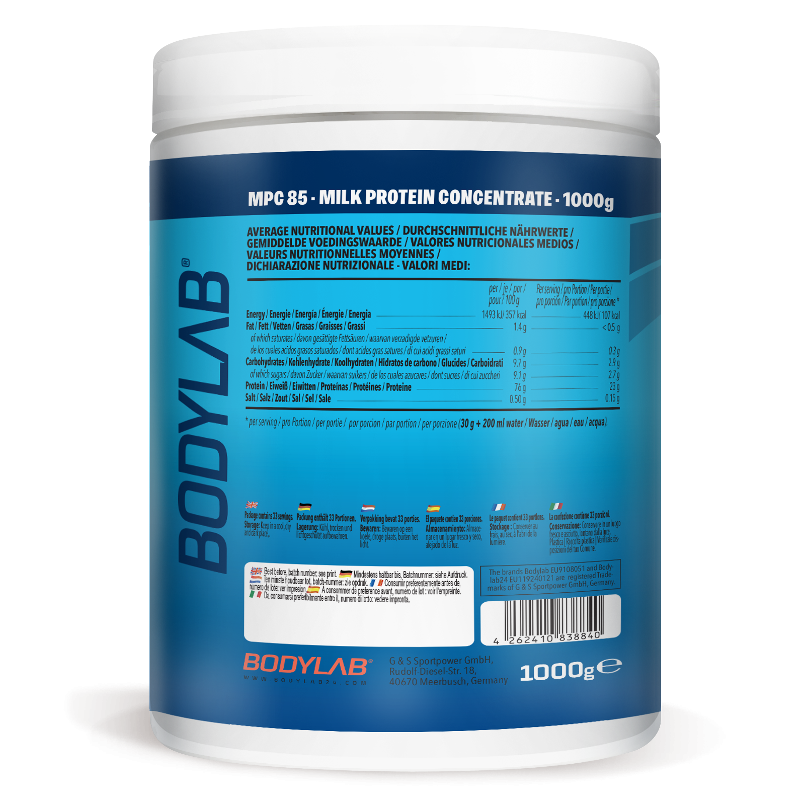 MPC 85 (1000g) Strawberry