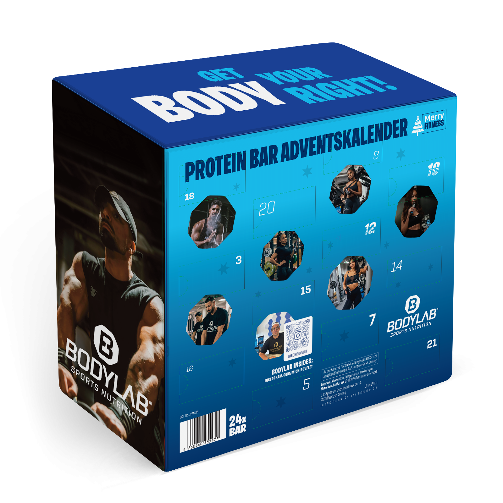 BODYLAB Riegel Adventskalender