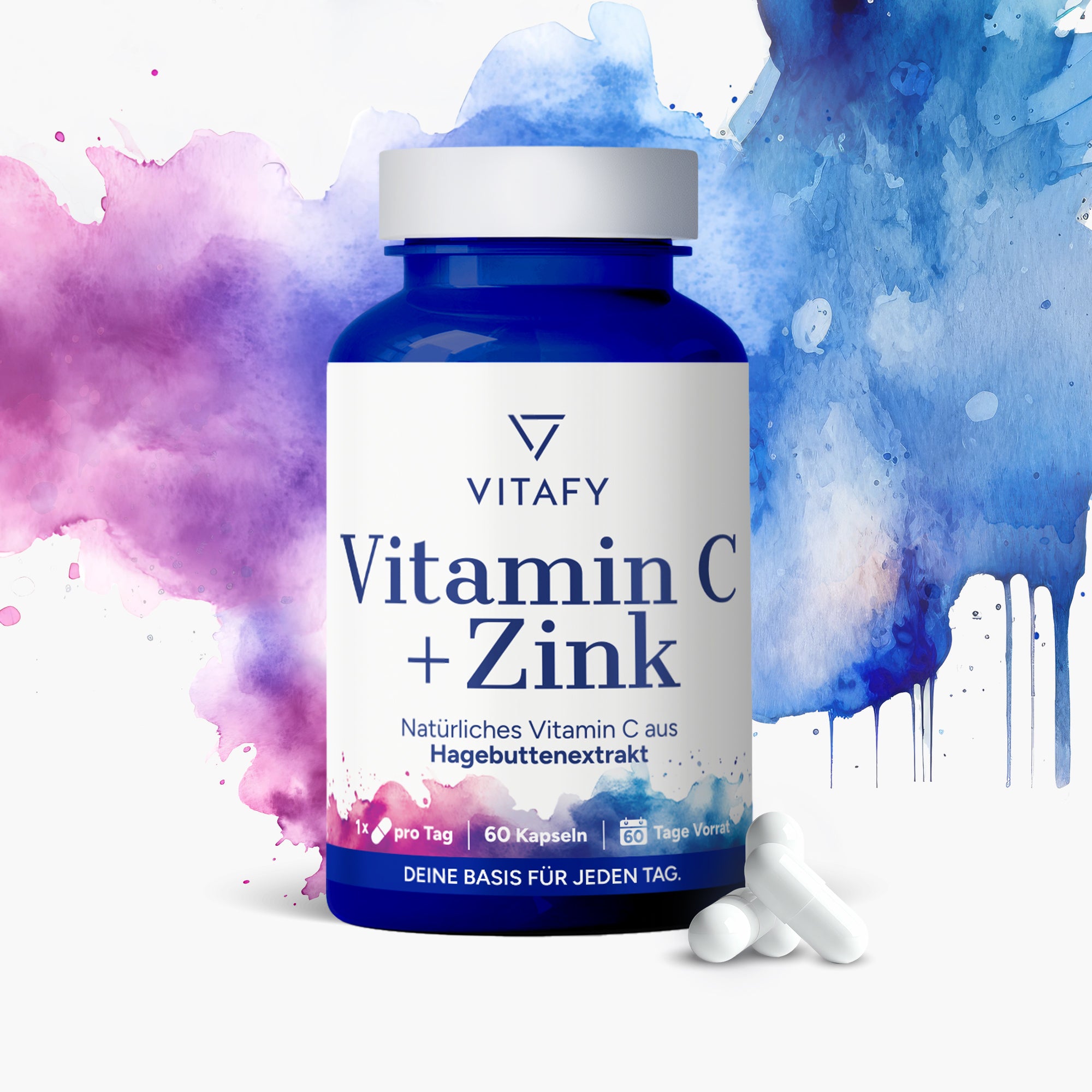 Vitamin C + Zink (60 Kapseln)