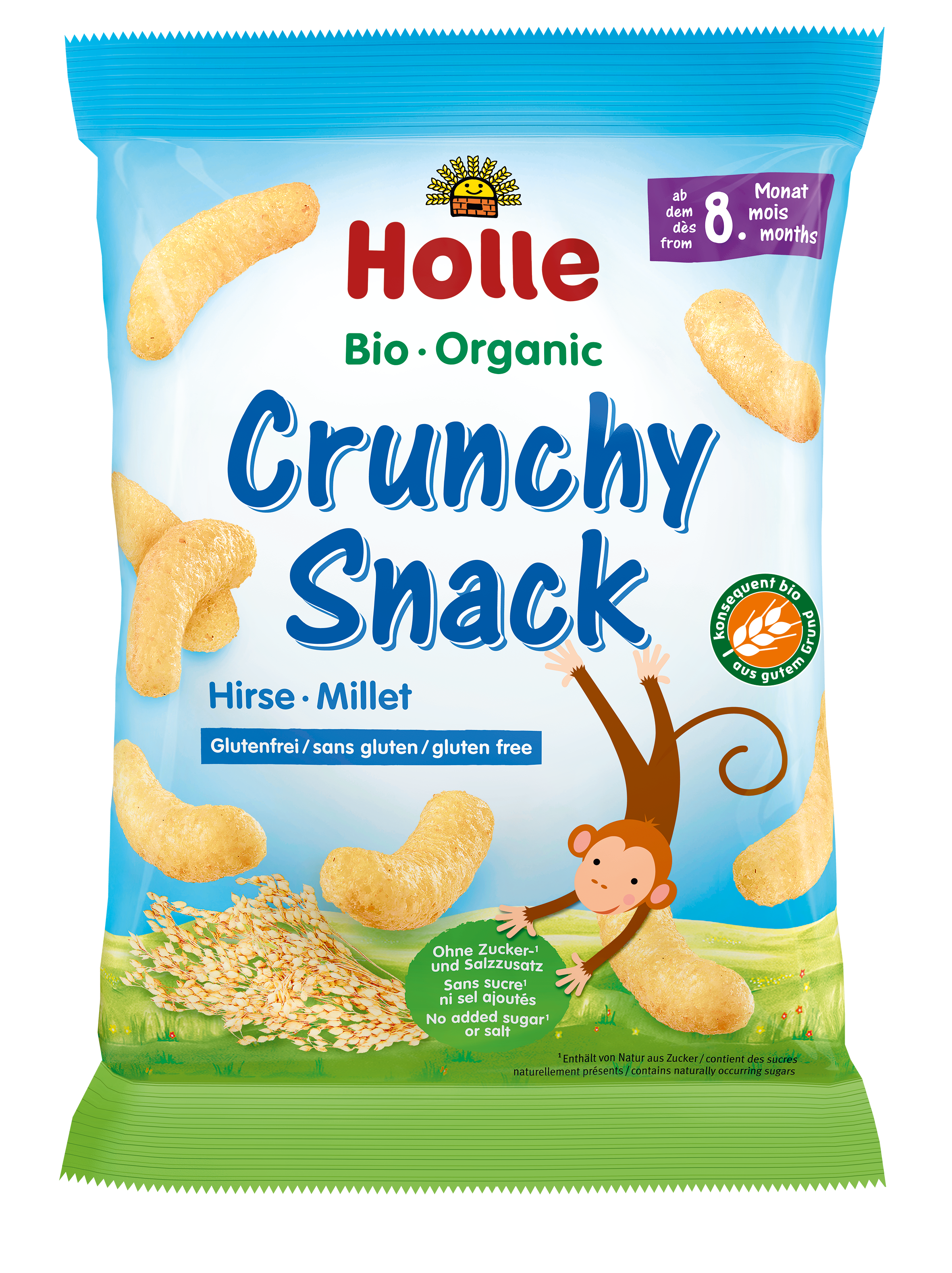 8 x Bio Crunchy Snack Hirse (8x25g)