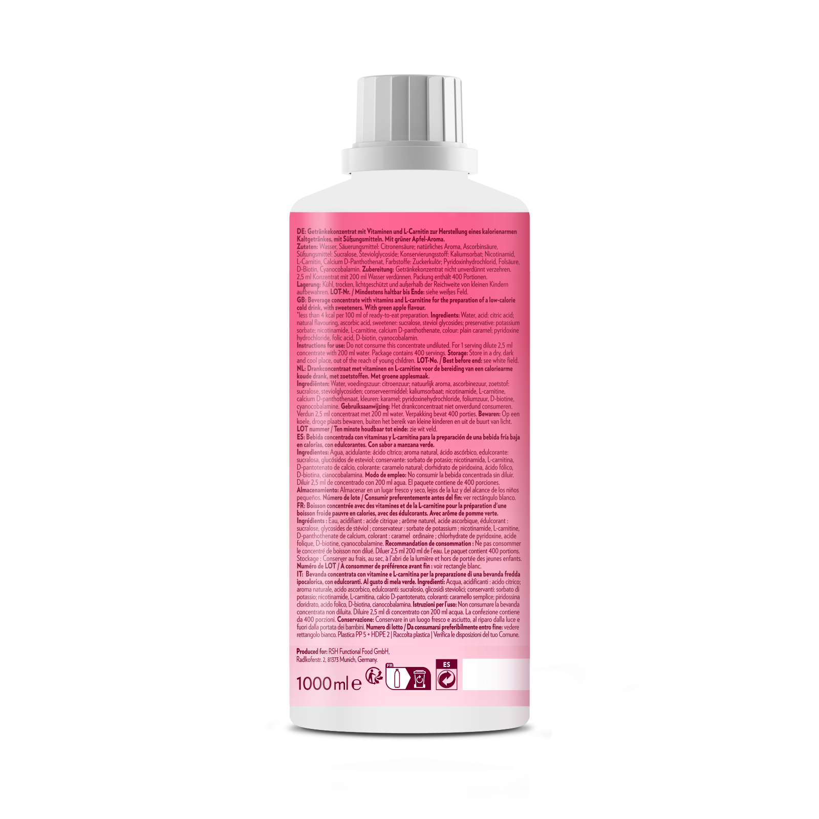 Zero Drink (1000ml) + Dosierspender