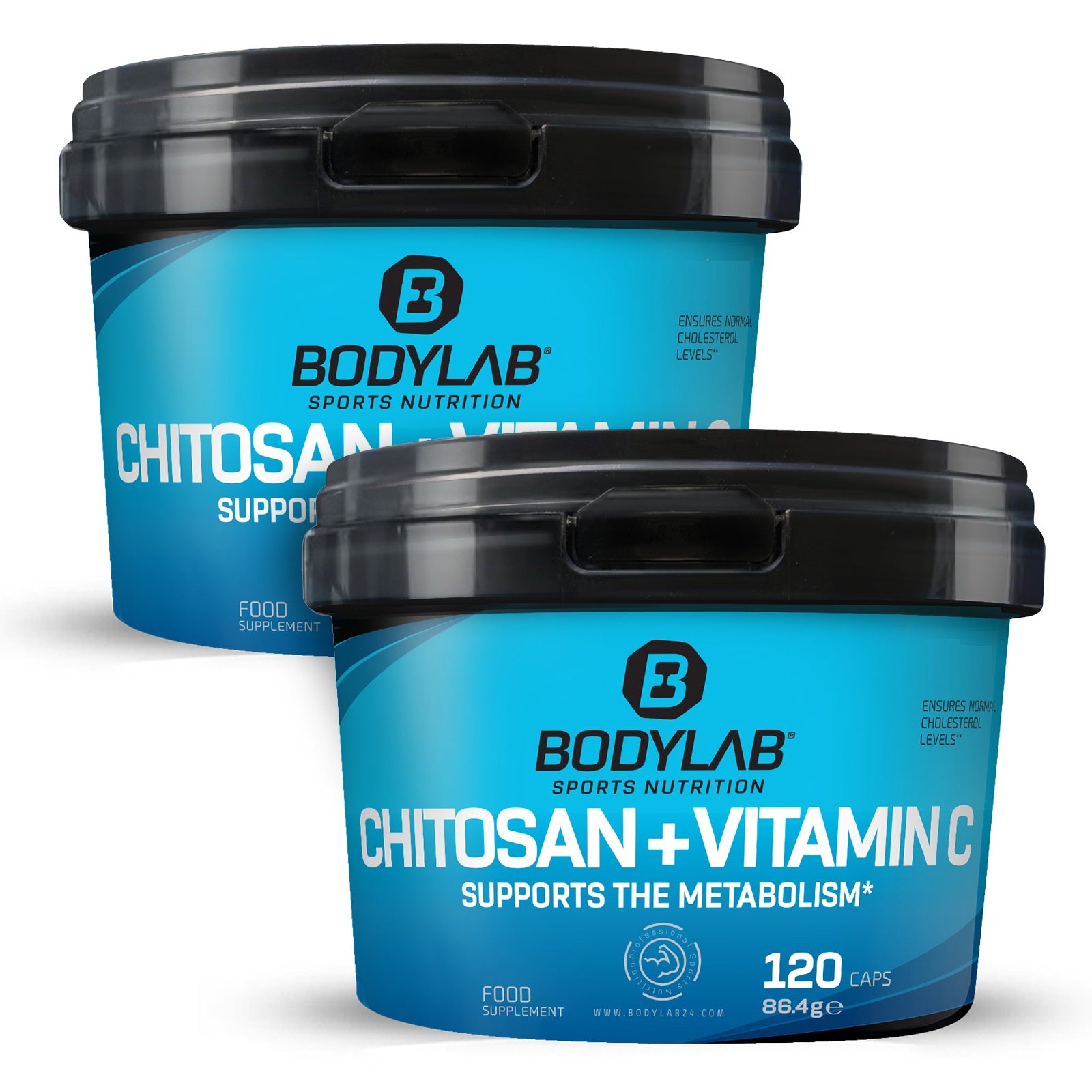 2 x Chitosan + Vitamin C - Support the Metabolism* (120 Kapseln)