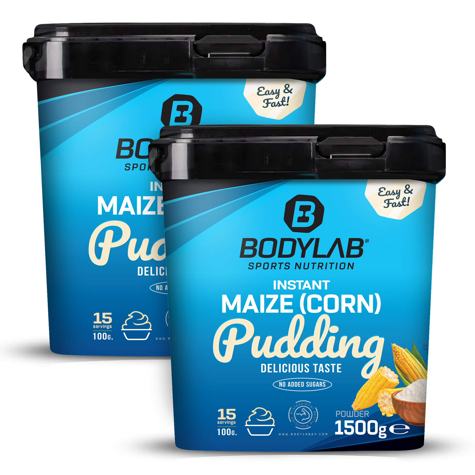 2 x Instant Maize (corn) Pudding (2 x 1500g)