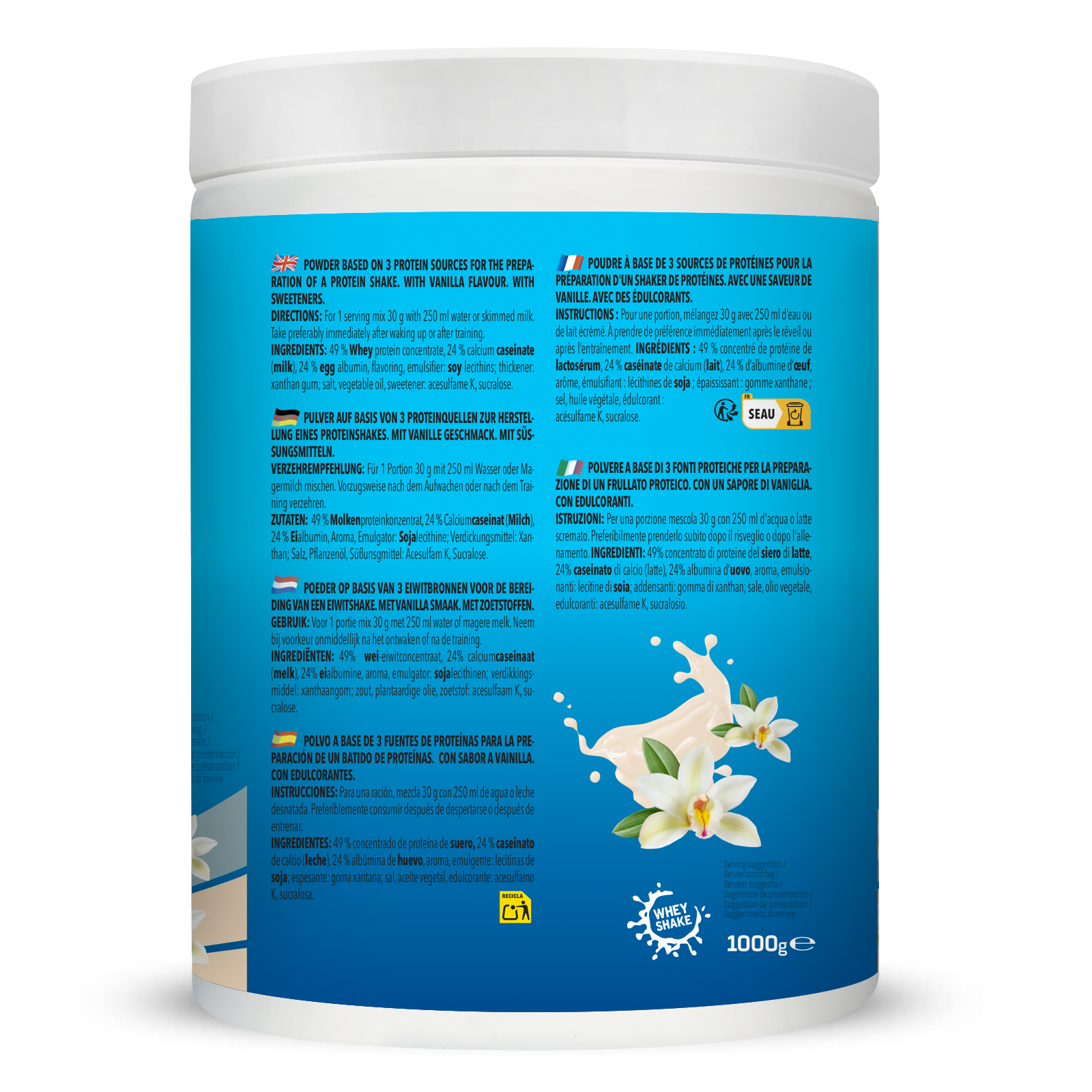 3K-Protein (1000g) Vanilla Sunshine