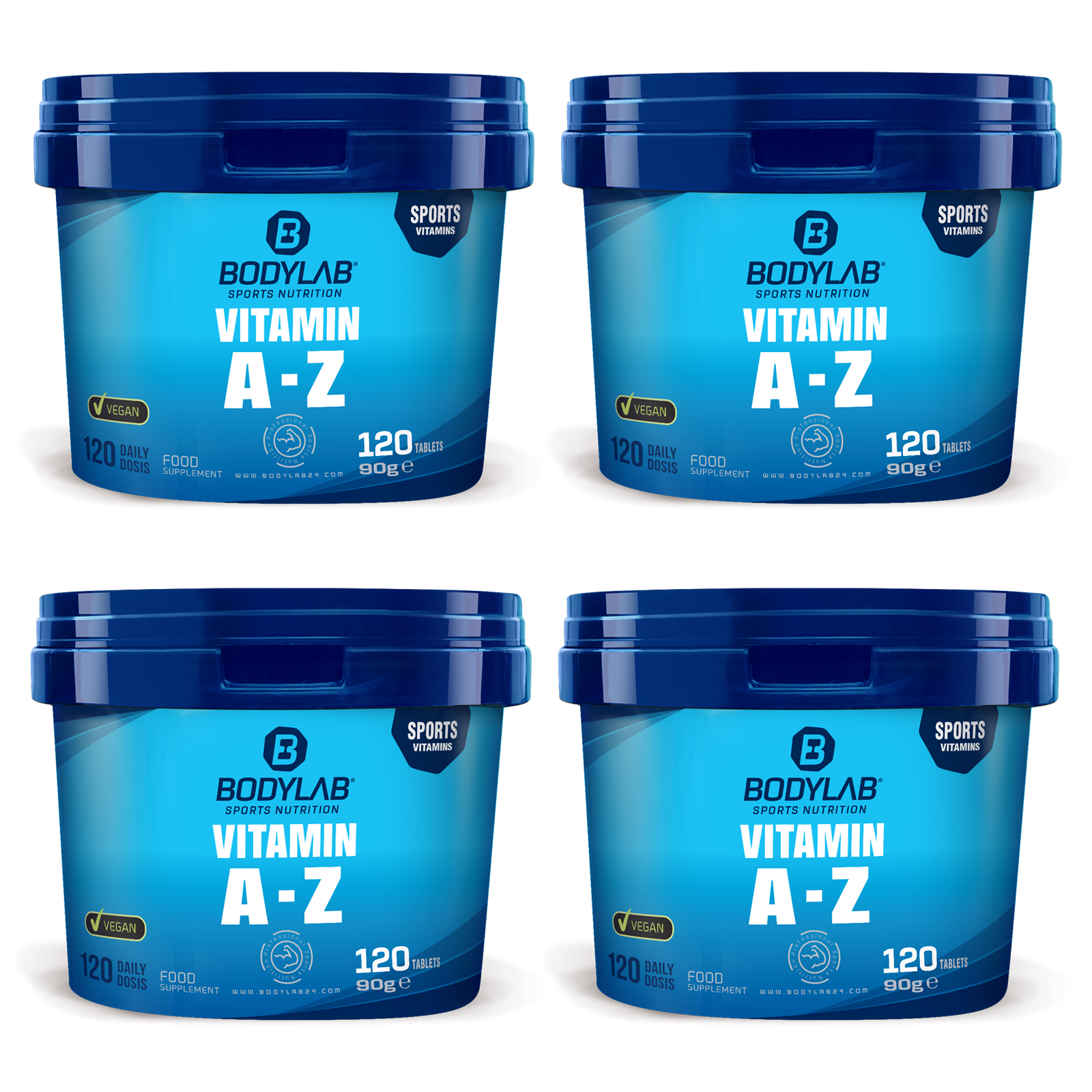 4 x Vitamin A-Z (je 120 Tabletten)