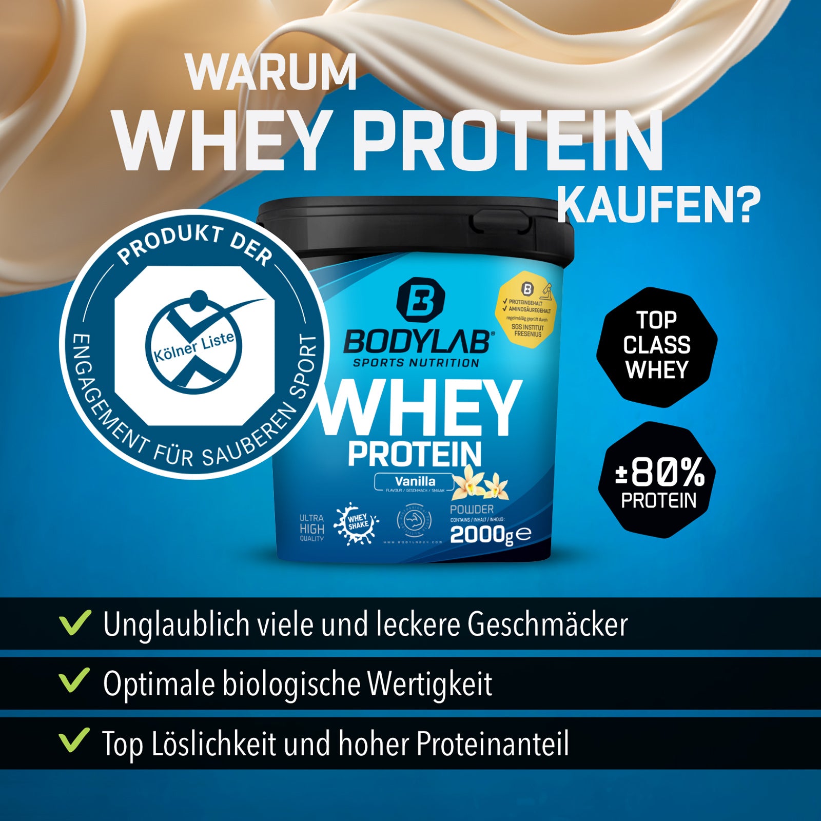 3 x Whey Protein (2000g)