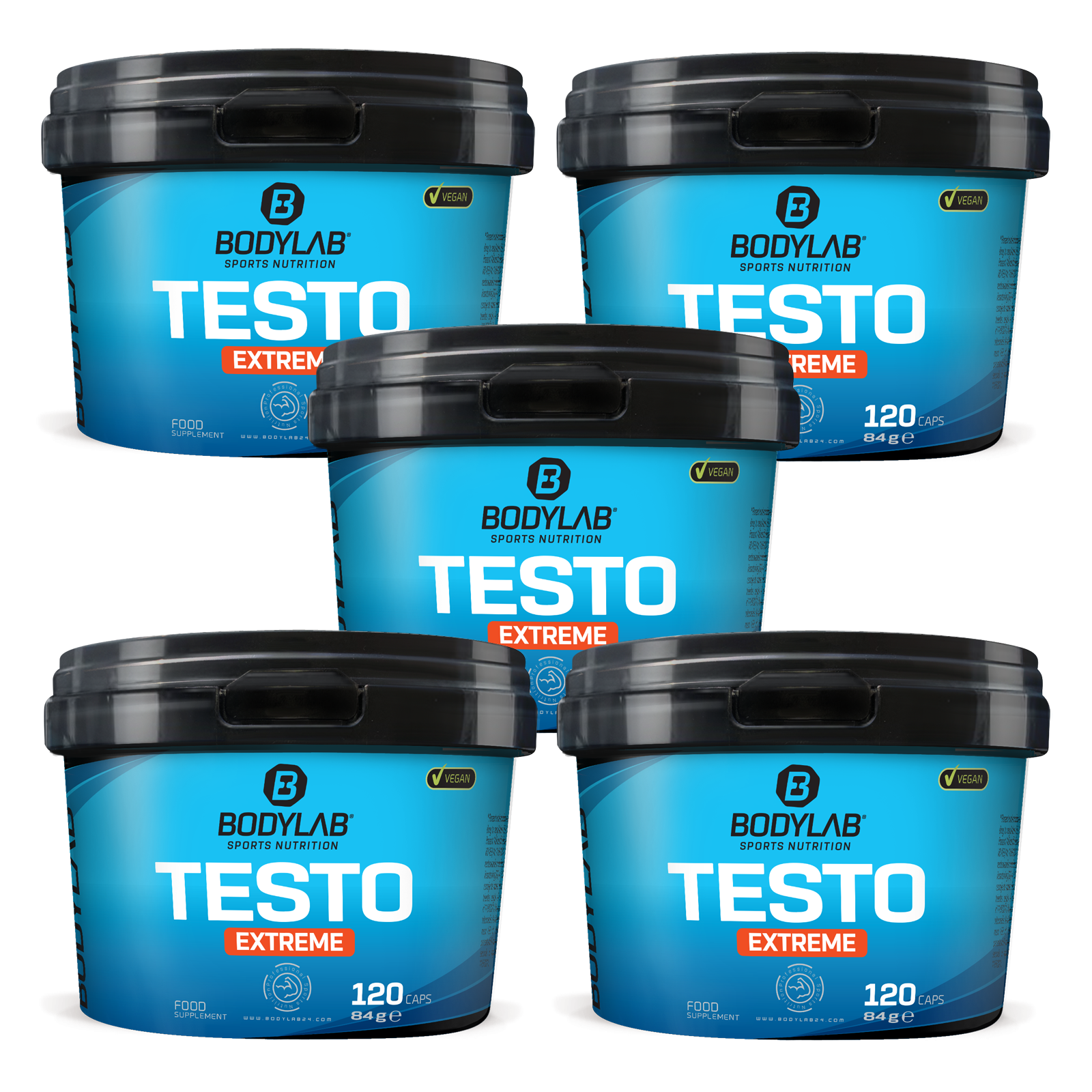 5 x Testo Extreme (je 120 Kapseln)
