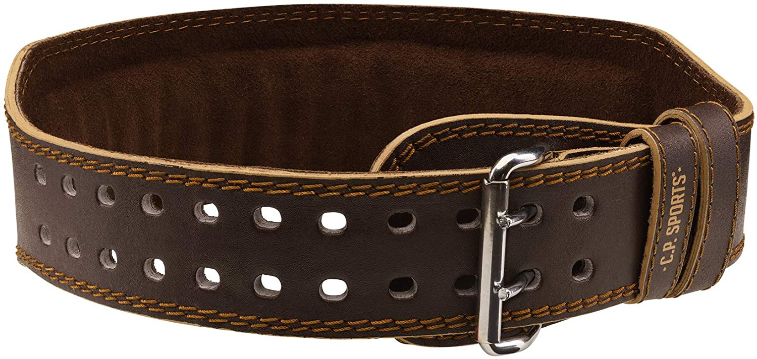 Gewichthebergürtel Leder Braun - XS
