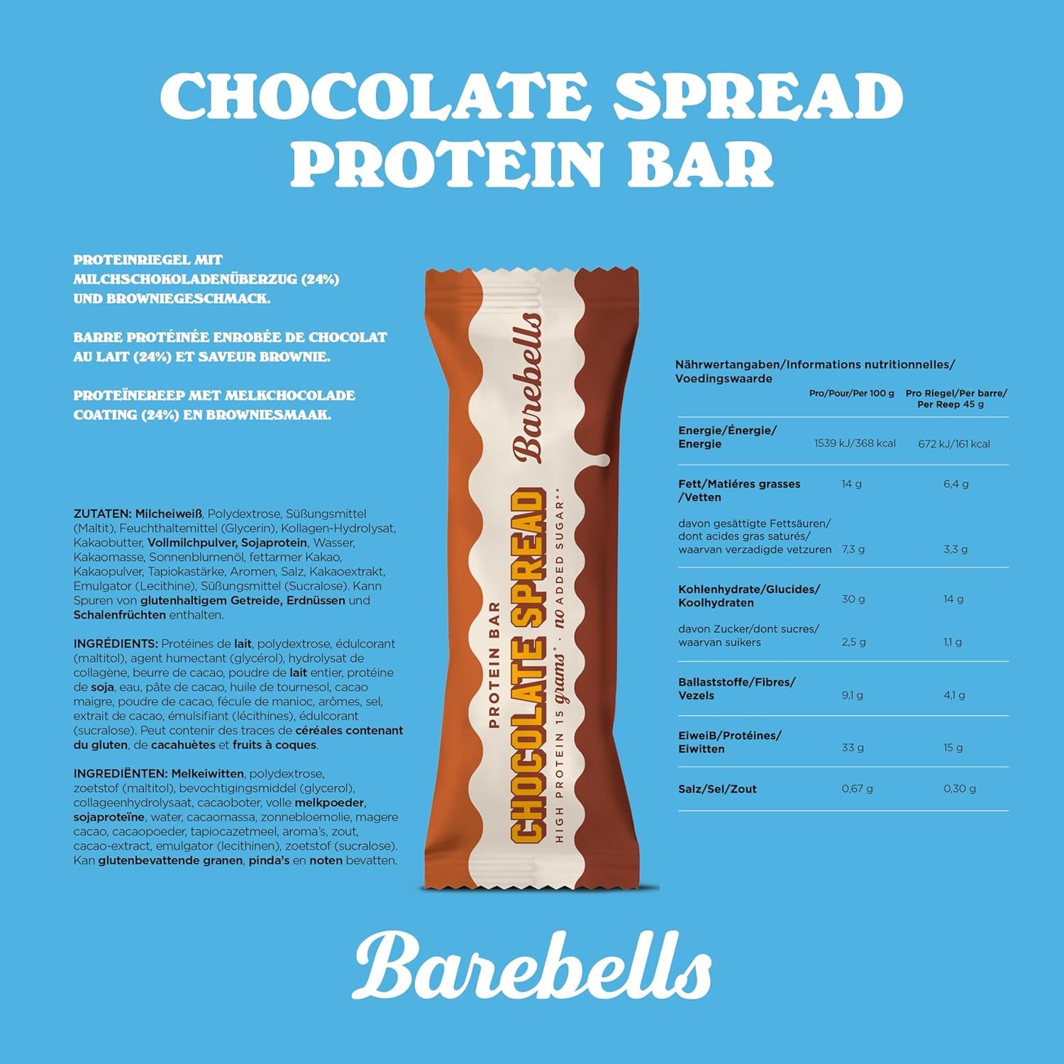 Protein Bar Spread (12x45g)