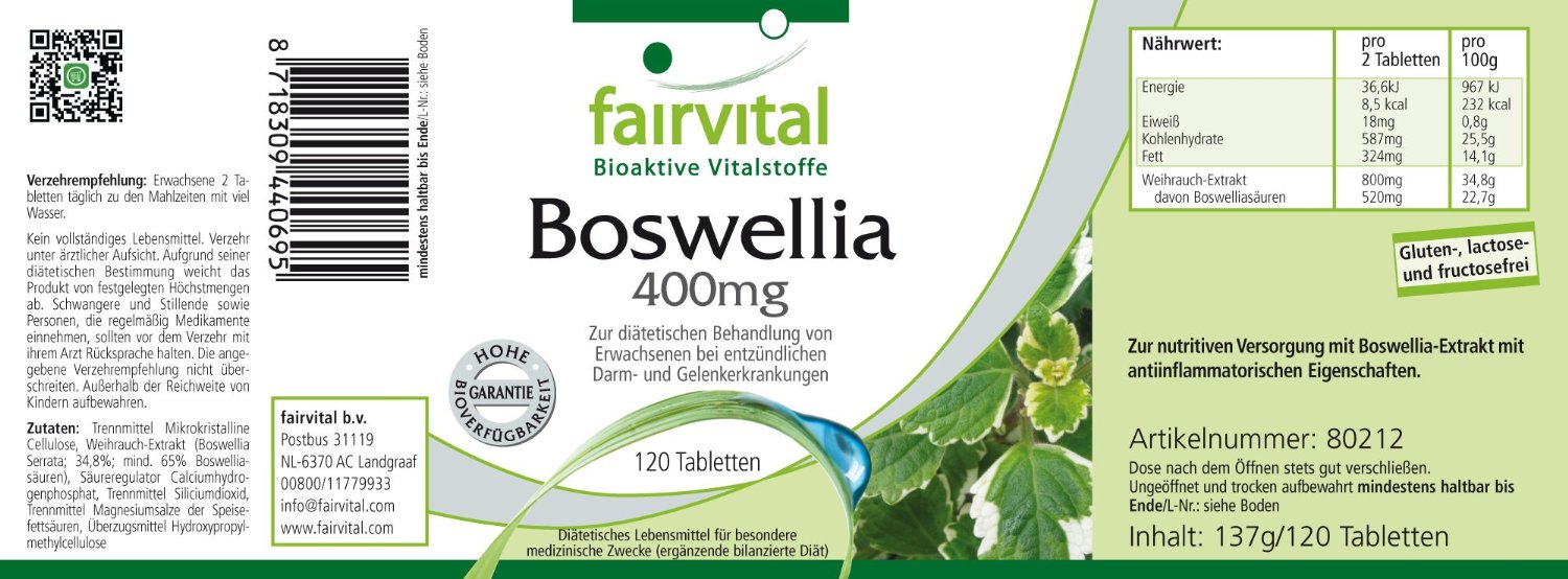 Boswellia (120 Tabletten)