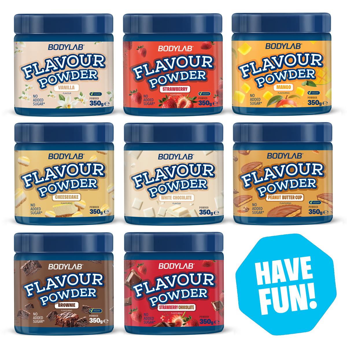 4 x Flavour Powder (350g)
