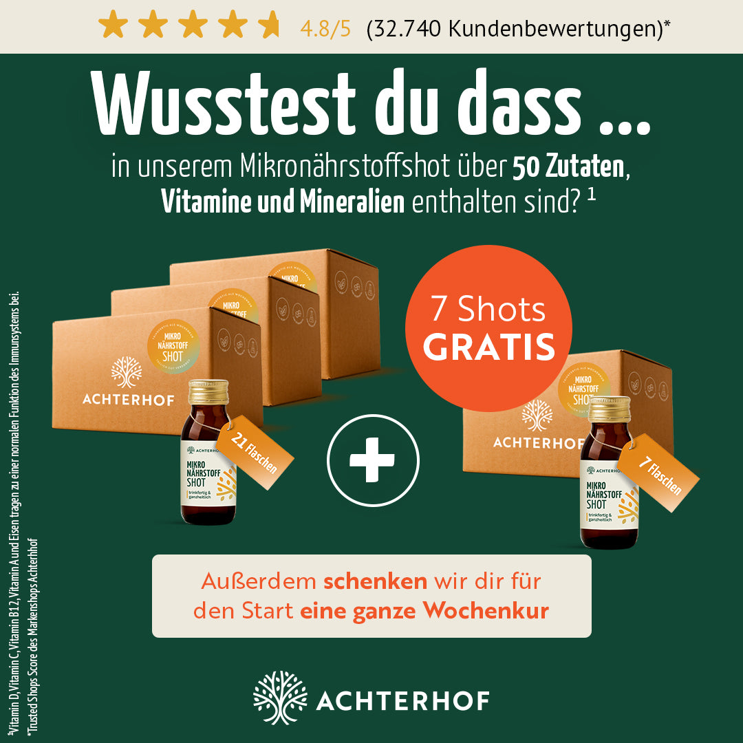 Monatskur Mikronährstoff Shot