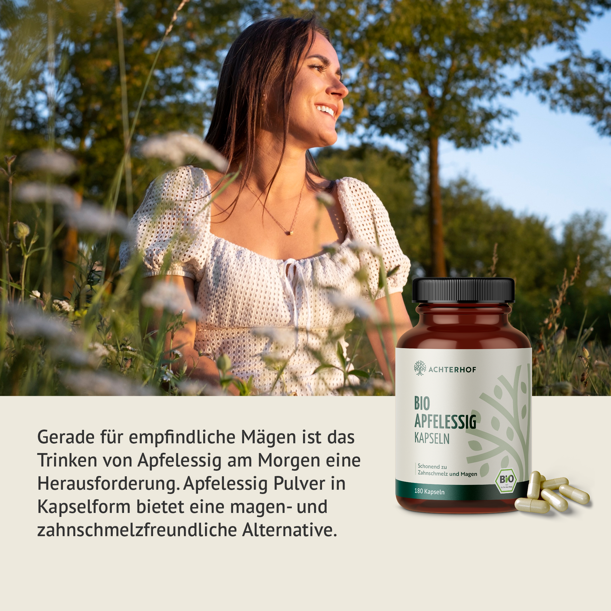 Bio Apfelessig Kapseln (180 Kapseln)