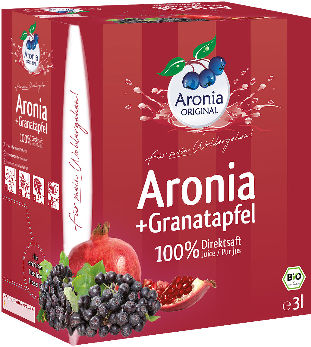 Aronia-Granatapfelsaft 100% Direktsaft bio (3000ml)