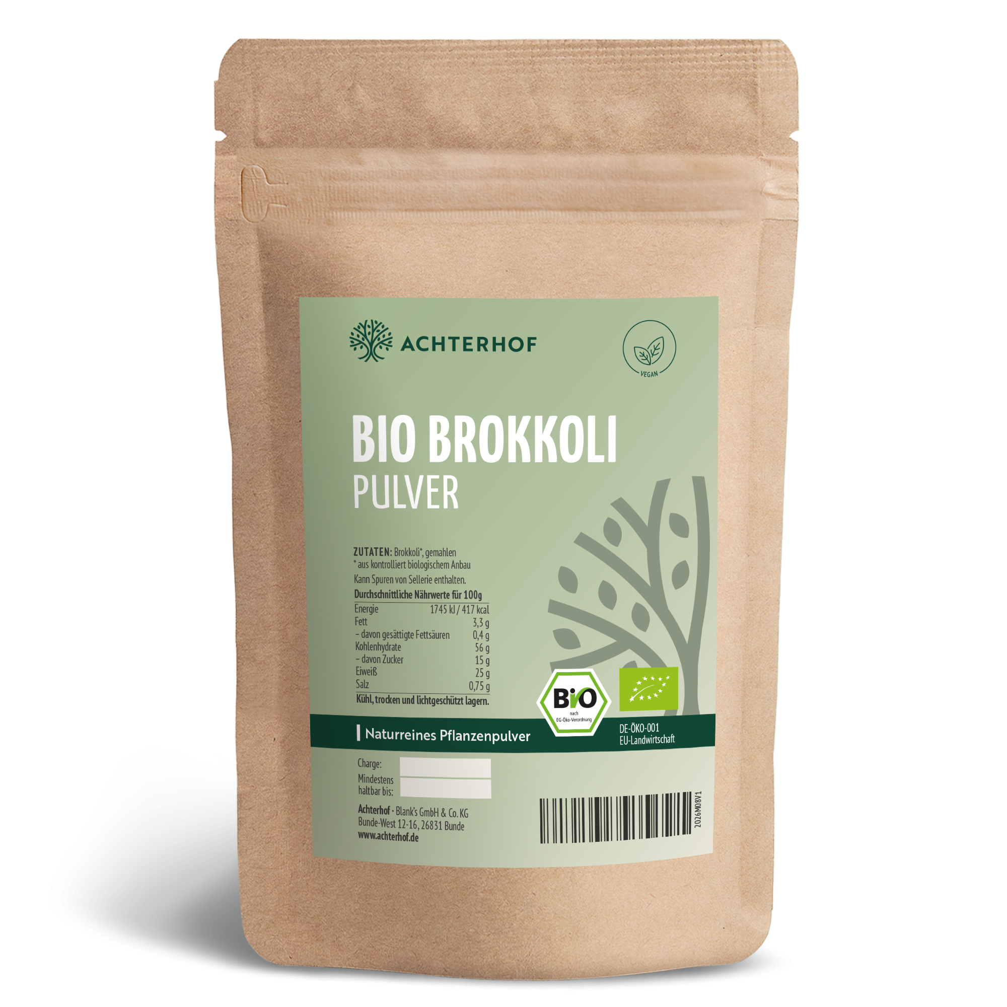 Brokkoli Pulver Bio (250g)