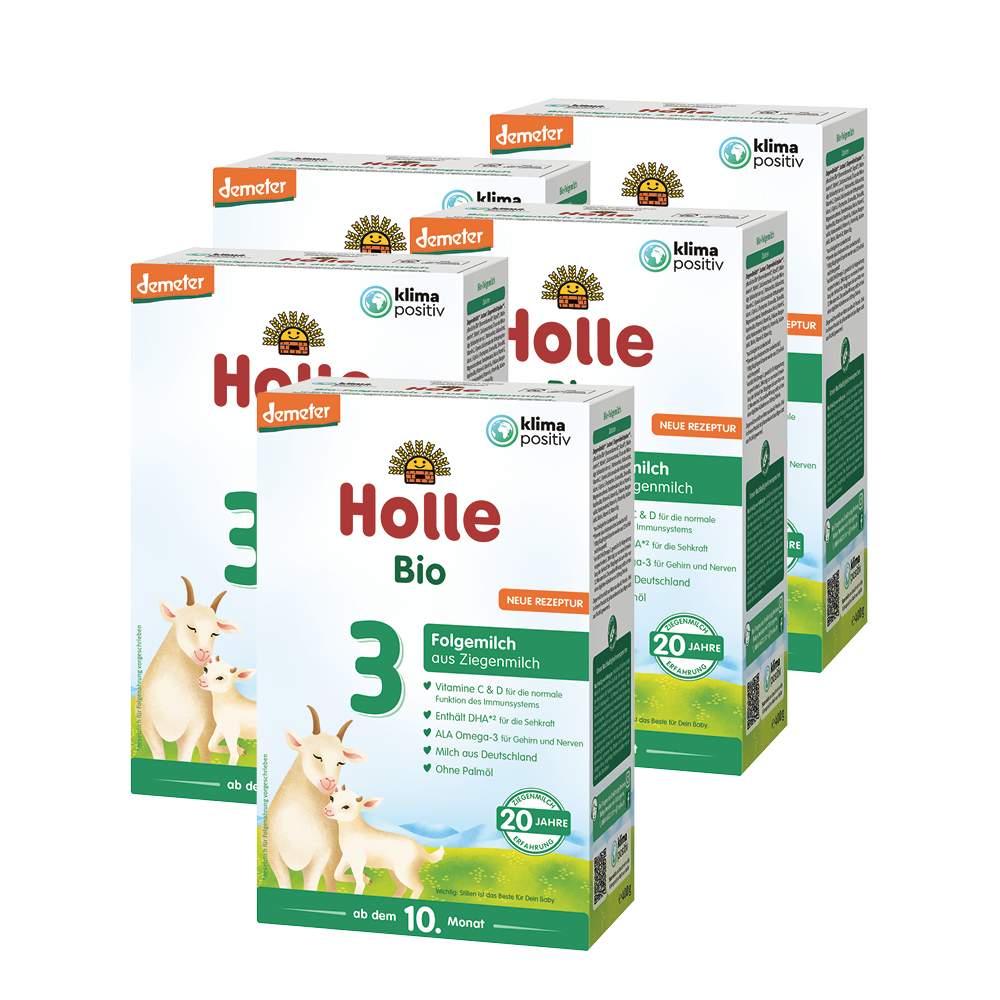 Demeter Folgemilch 3 auf Ziegenmilchbasis - 5x400g - ab dem 10. Monat