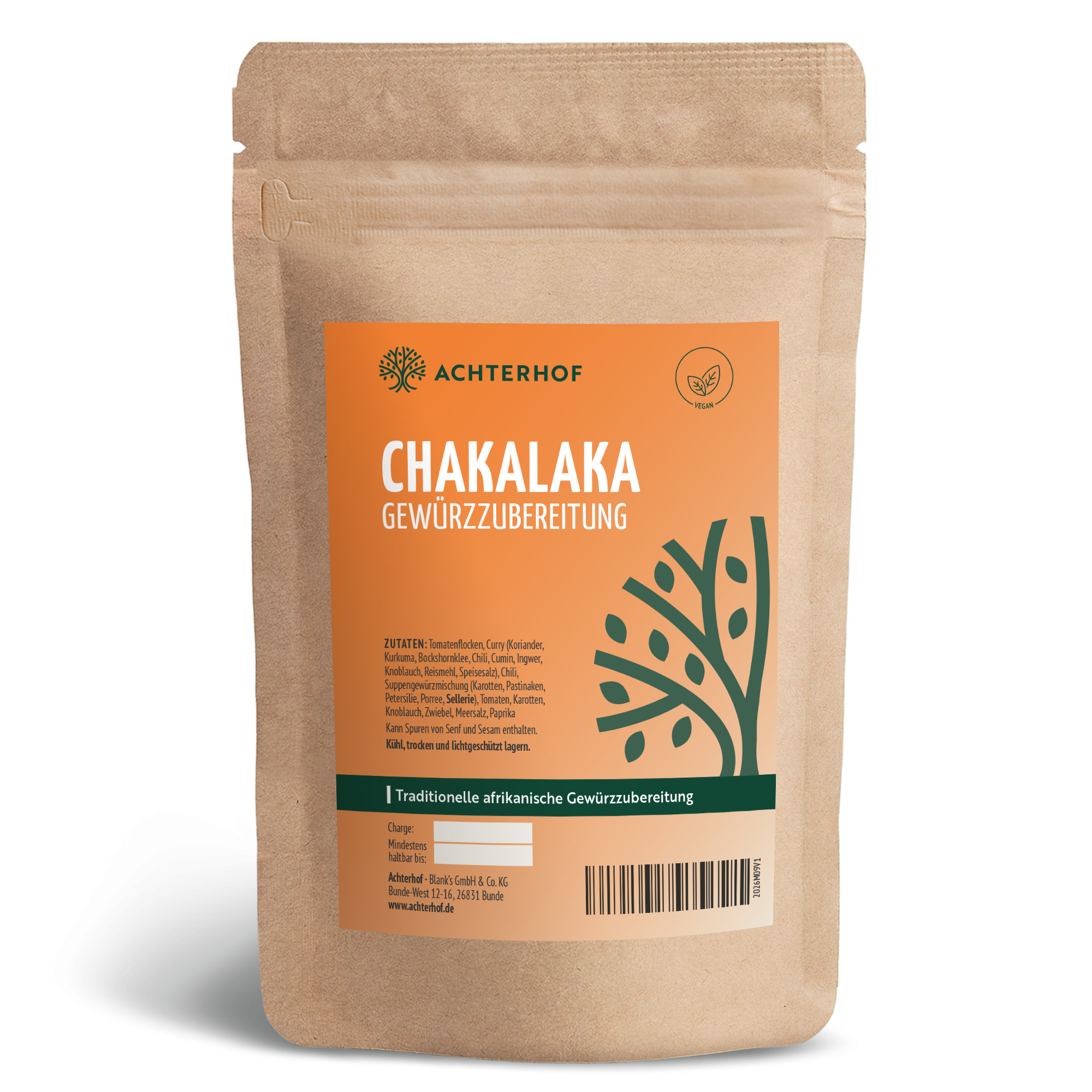 Chakalaka Gewürzzubereitung (250g)
