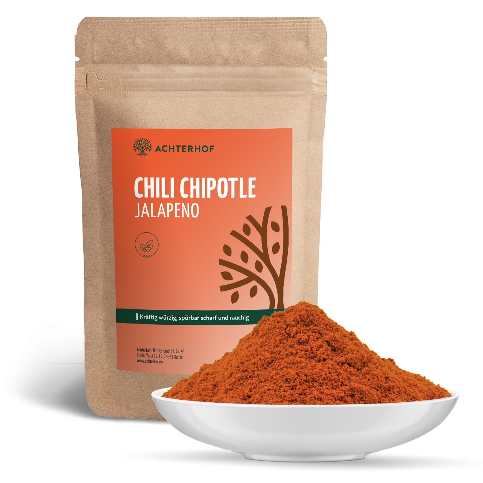Chili Chipotle Jalapeno gemahlen (250g)