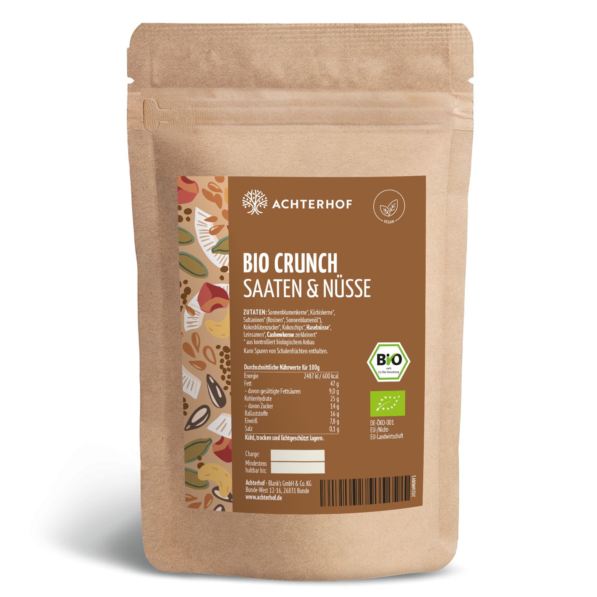 Bio Crunch Saaten & Nüsse (1000g)