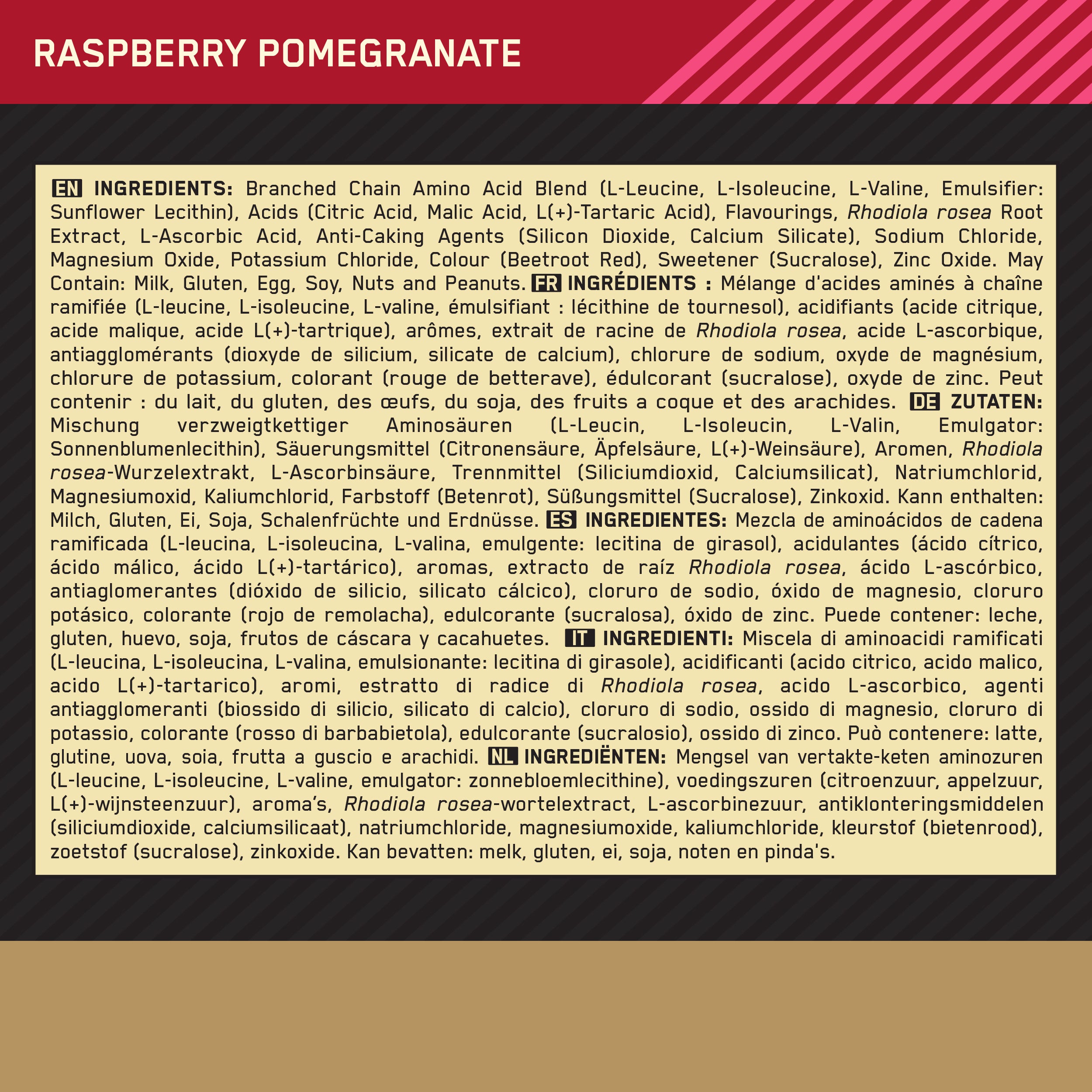 Gold Standard BCAA Train&Sustain (266g)