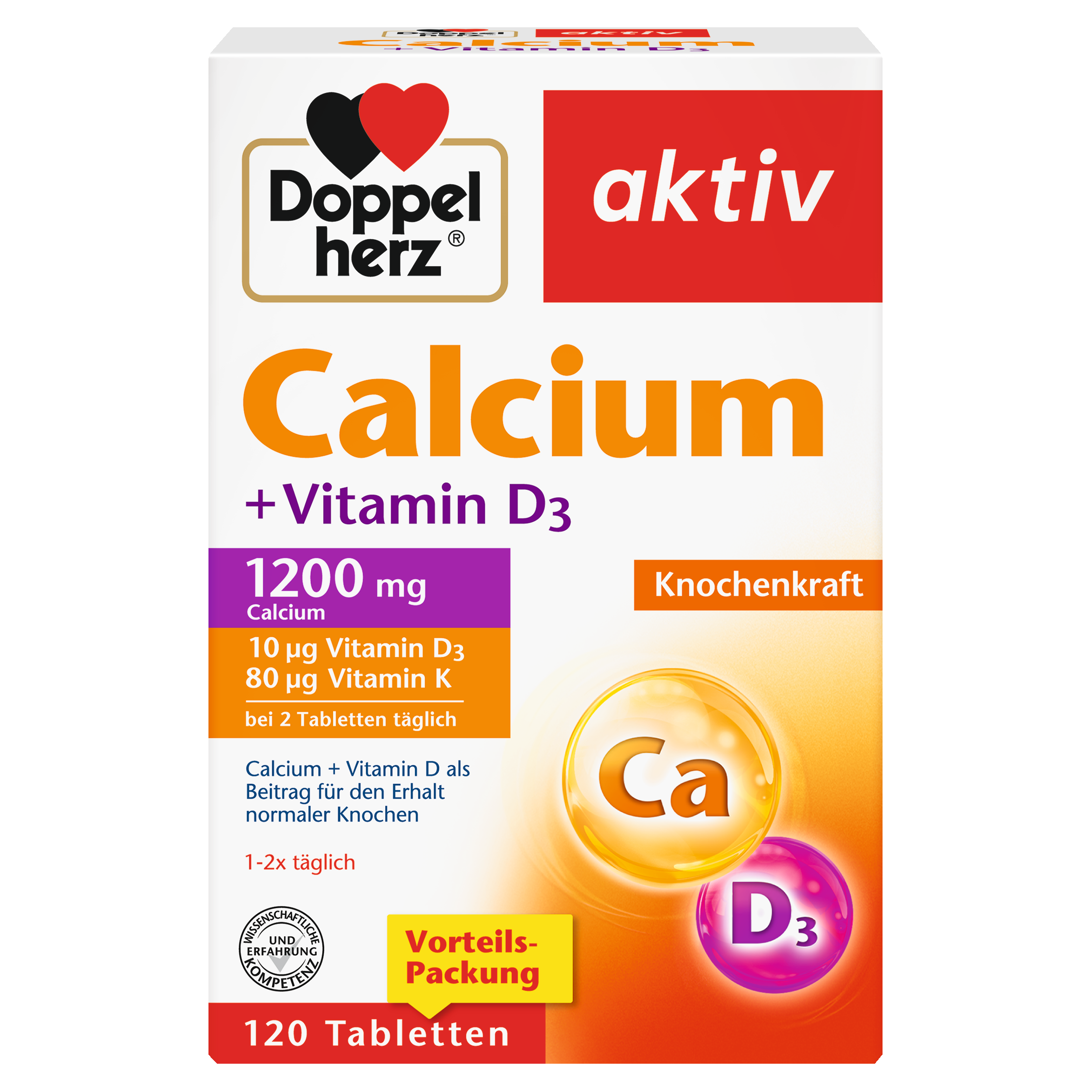Calcium + D3 (1200 mg) (120 Tabletten)