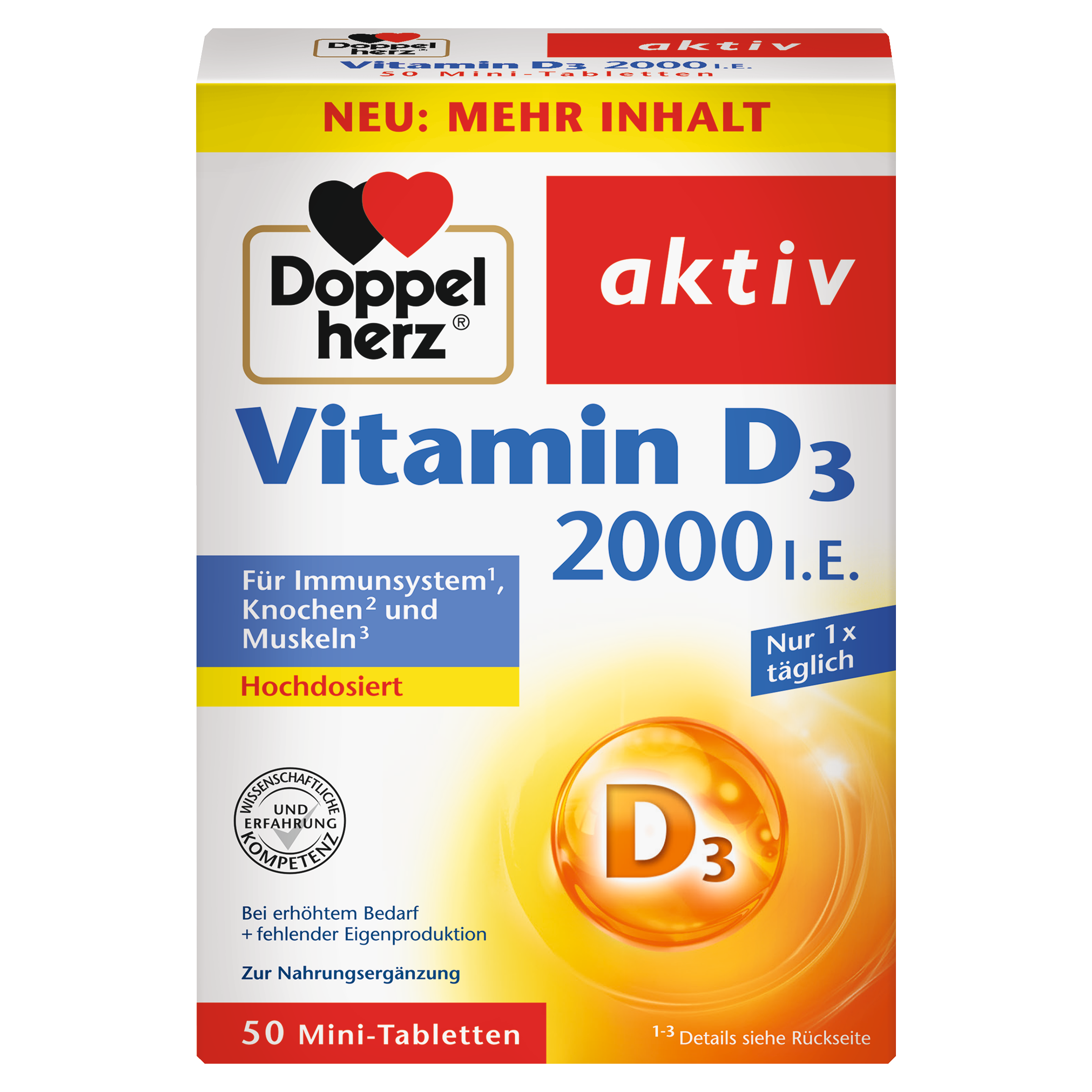 Vitamin D 2000 I.E. (50 Mini-Tabletten)