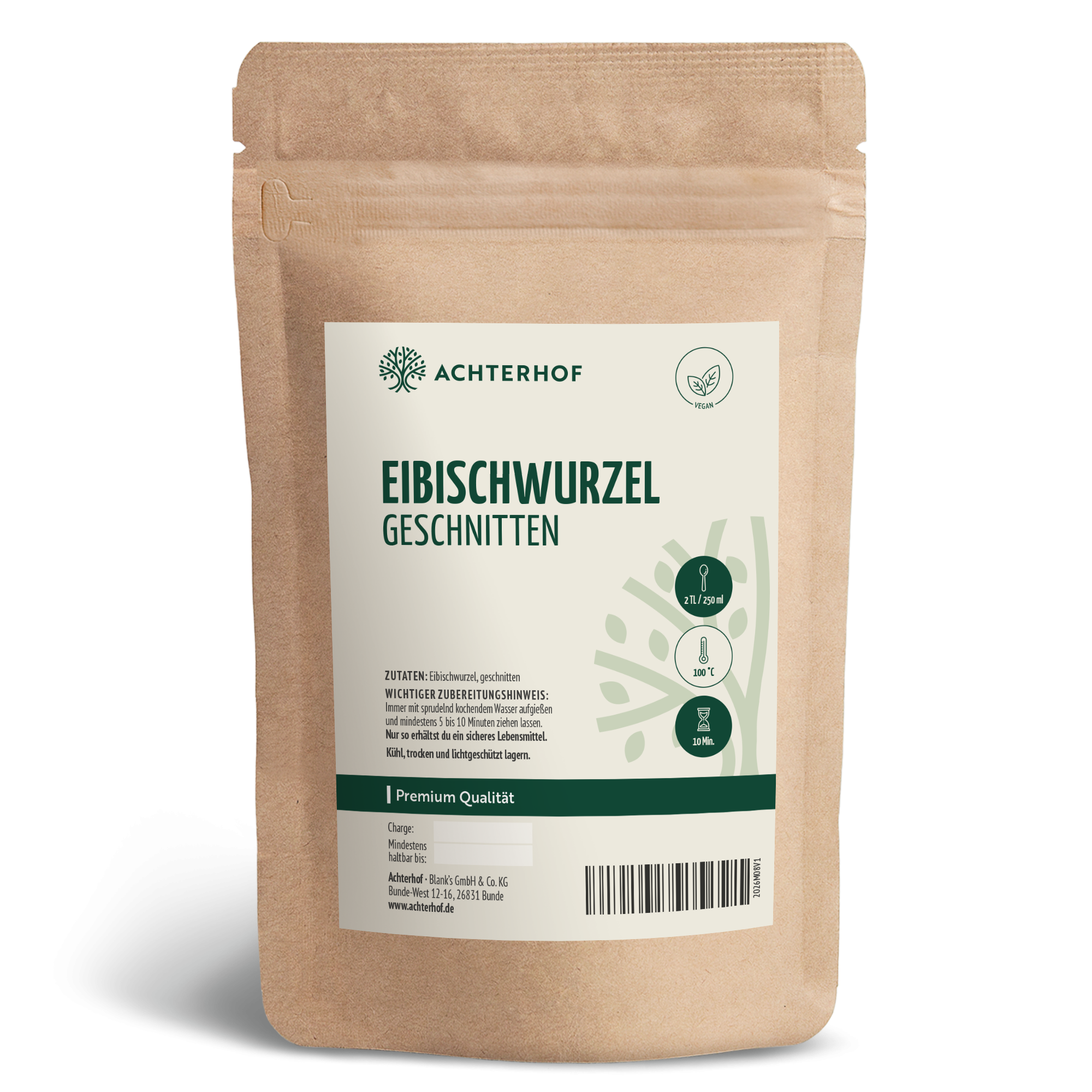 Eibischwurzel geschnitten (500g)